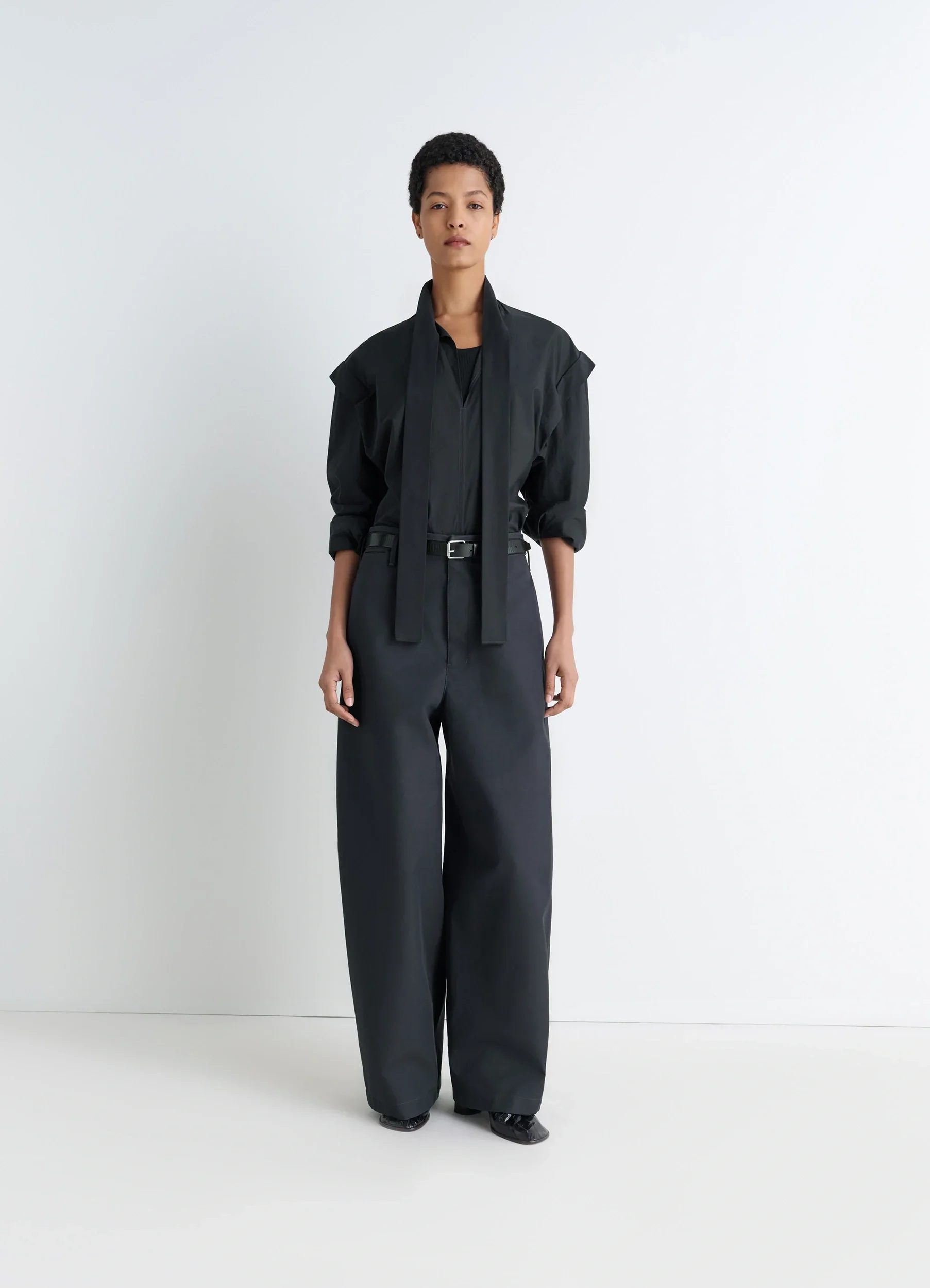ASCOT BLOUSE WASHED COTTON SILK - Image 2