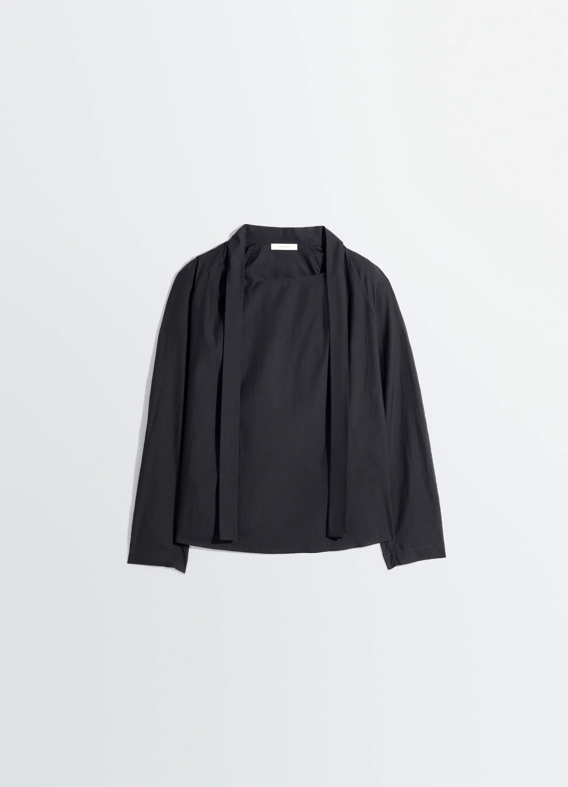 ASCOT BLOUSE IN WASHED COTTON SILK - Image 6