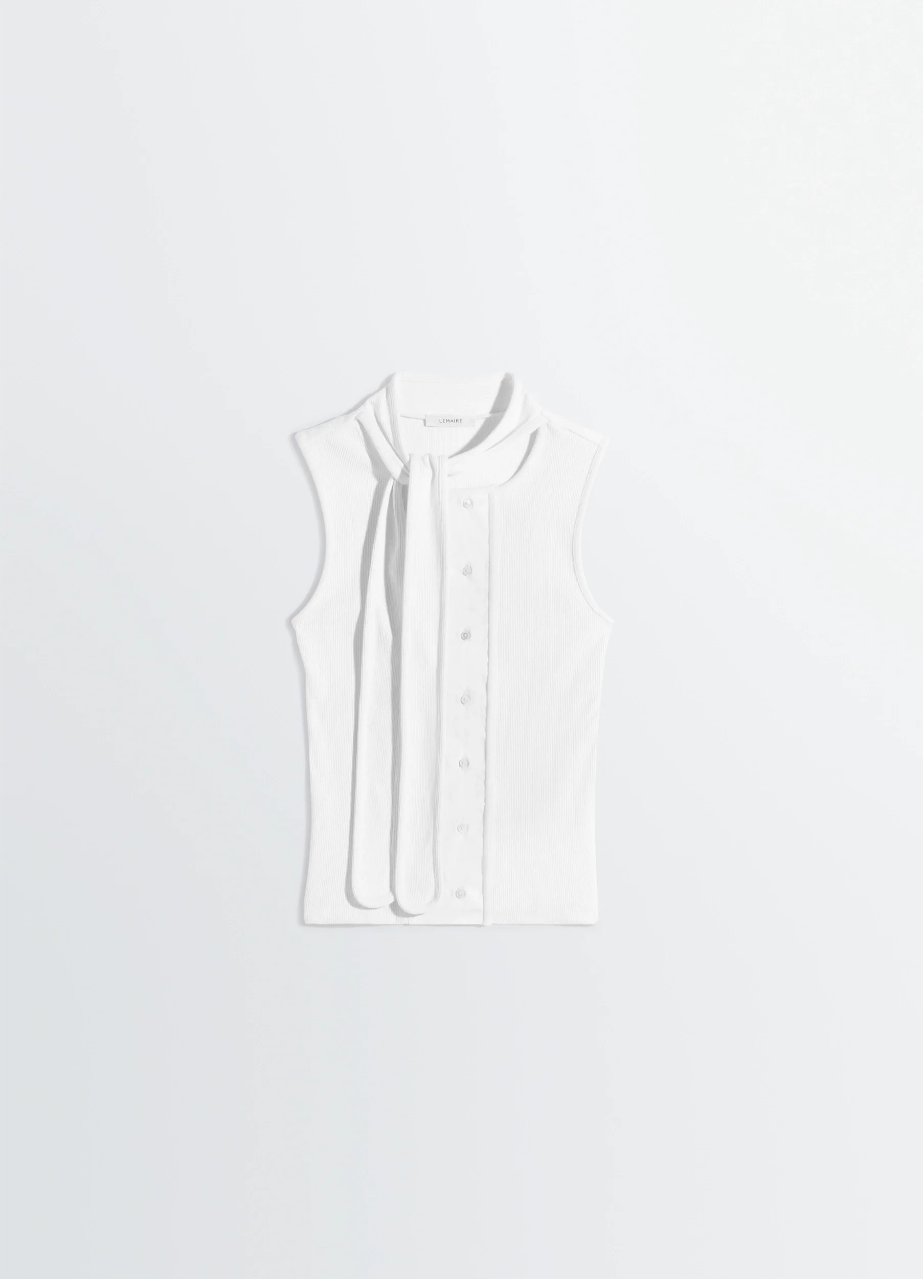 ASYMMETRICAL FITTED TOP IN JERSEY - Image 4