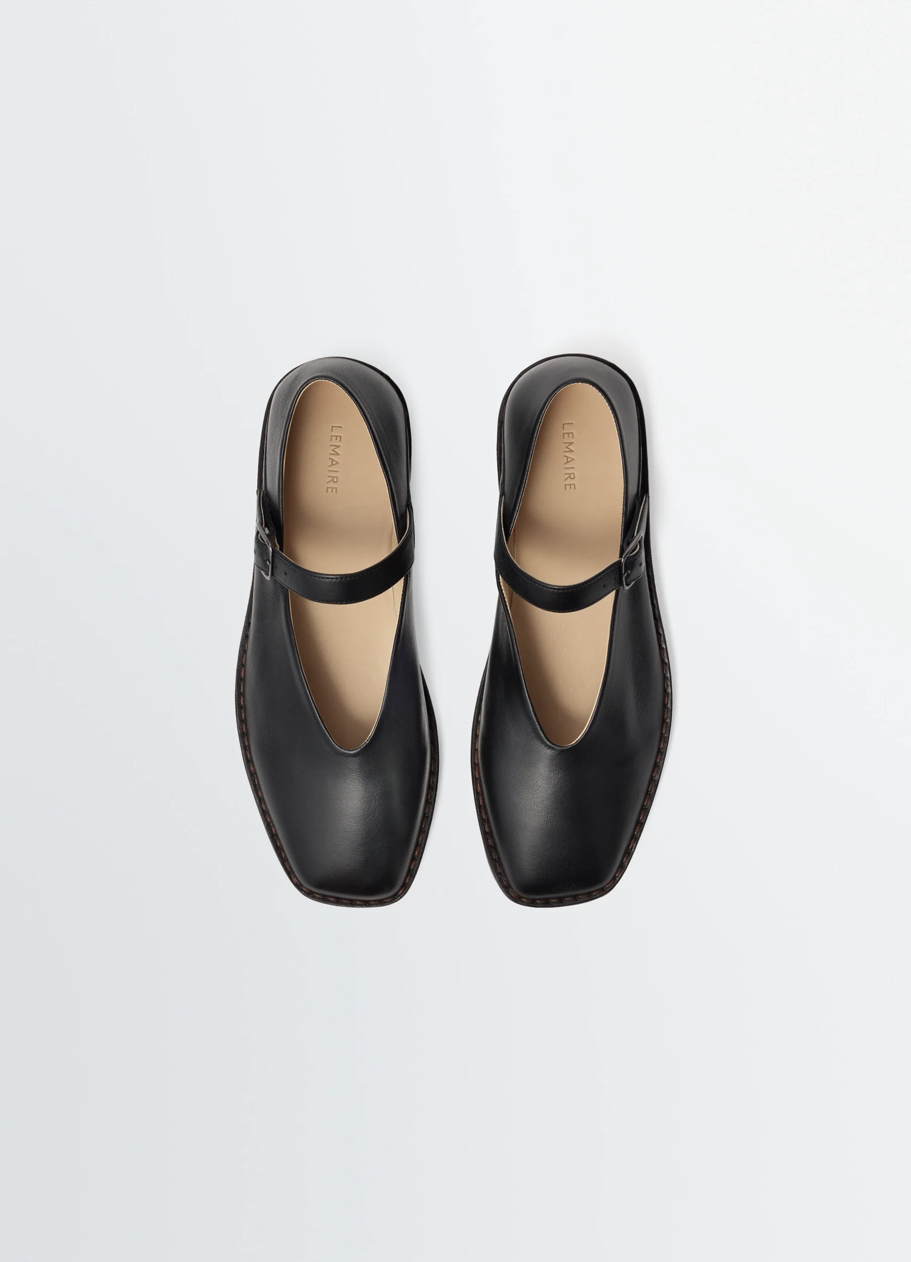 BALLERINA SHOES IN LEATHER - Image 5