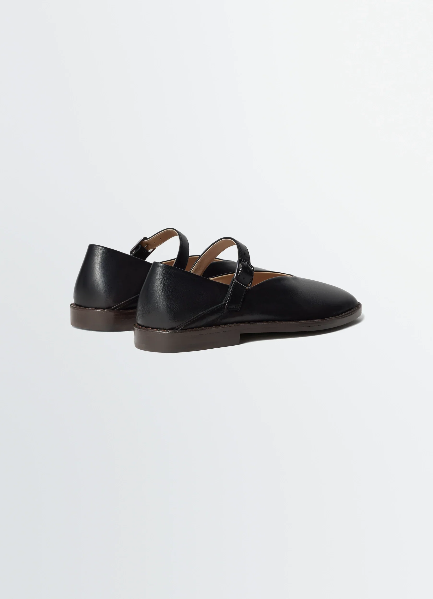 BALLERINA SHOES IN LEATHER - Image 3