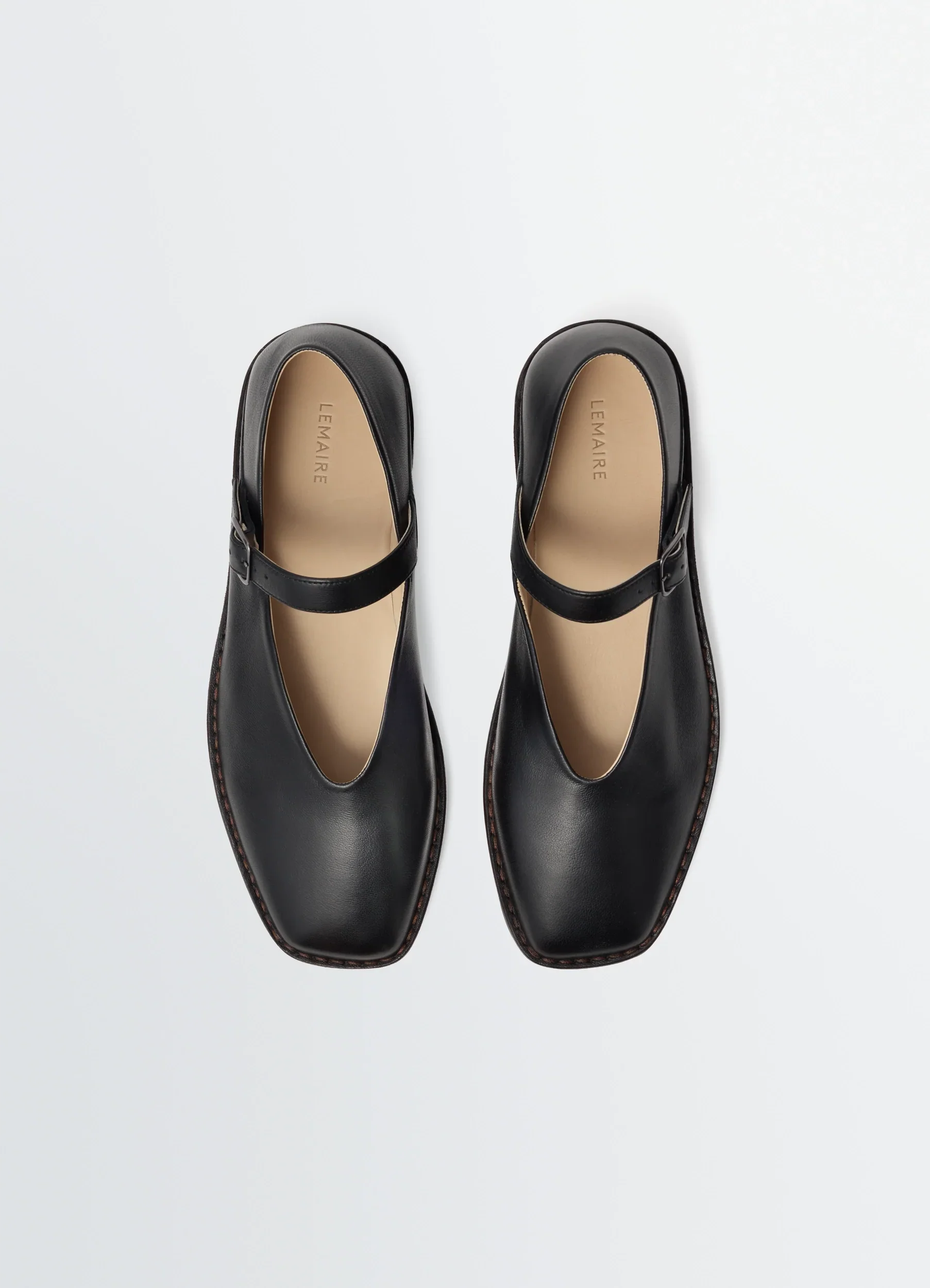 BALLERINA SHOES IN LEATHER - Image 4