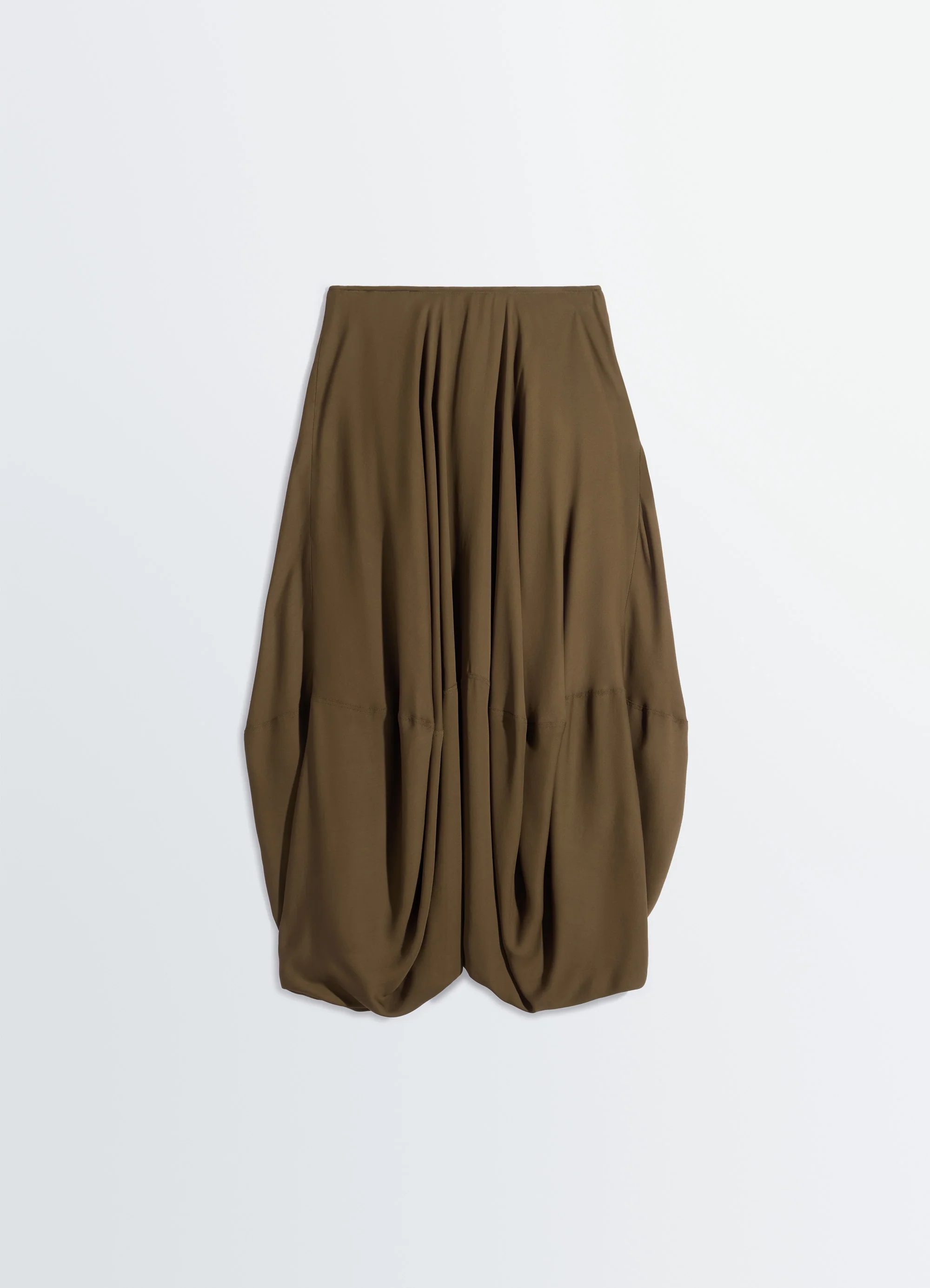 BALLOON SKIRT IN CREPE DE CHINE VISCOSE - Image 5