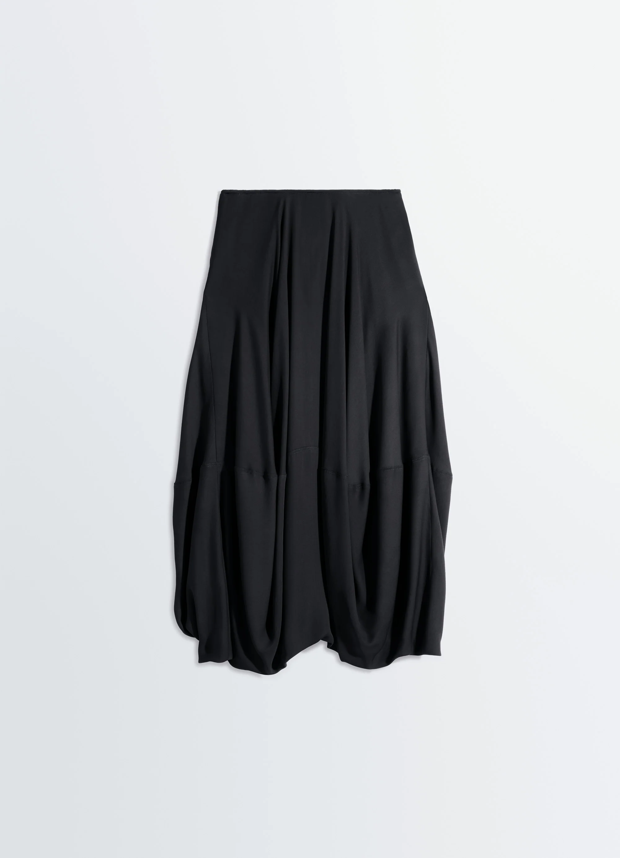 BALLOON SKIRT IN CREPE DE CHINE VISCOSE - Image 5