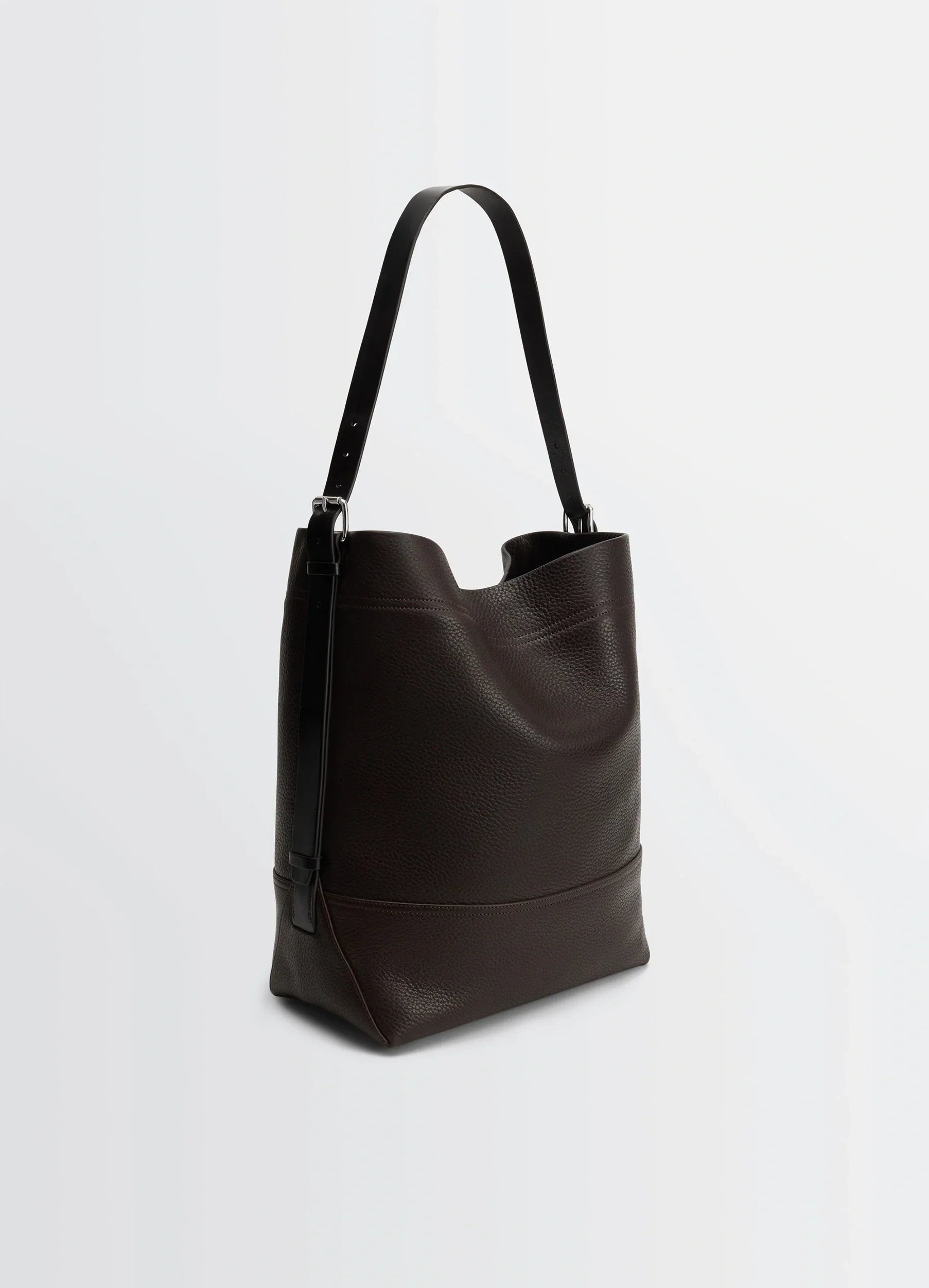 BELTED TOTE BAG IN LEATHER - Image 4
