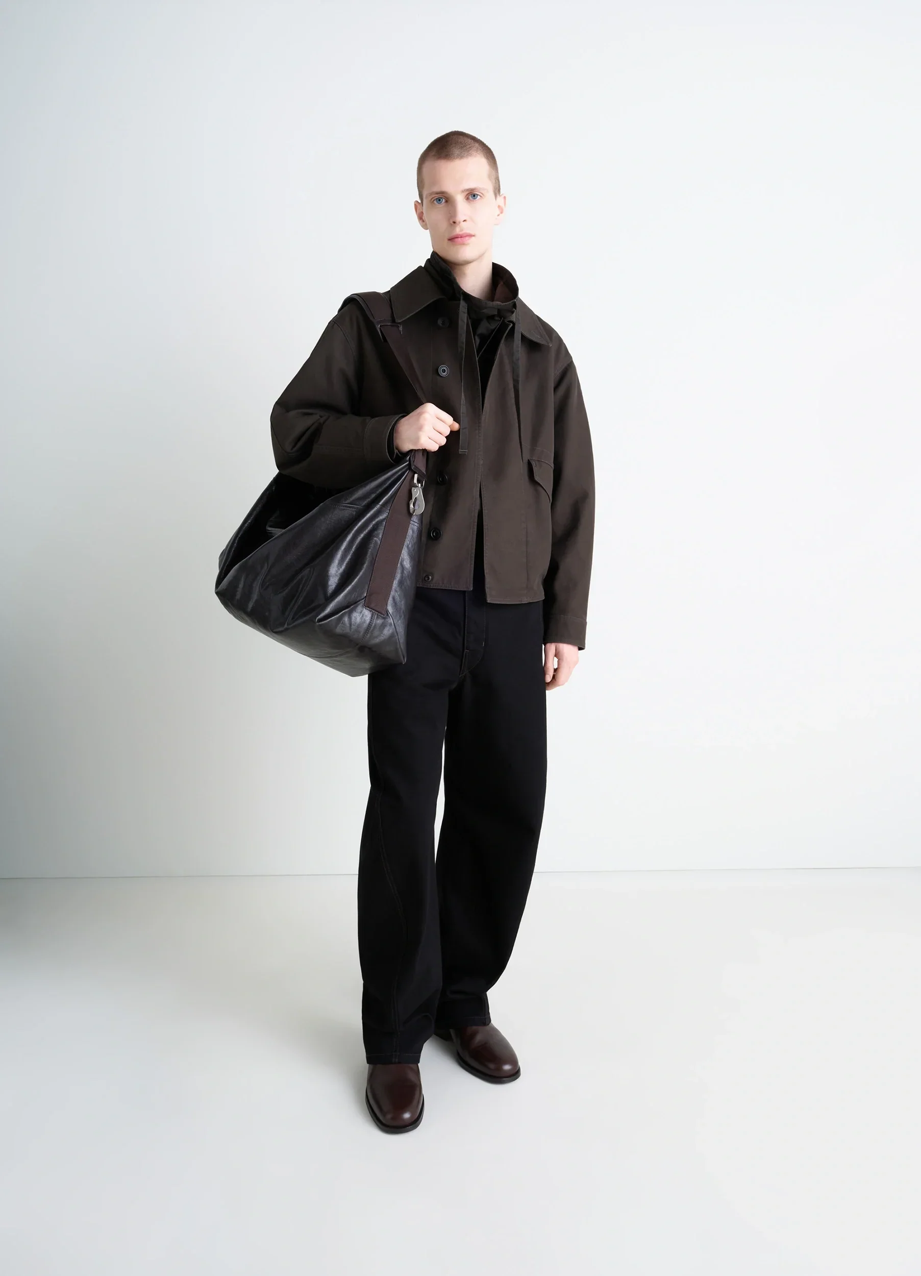 BERLINGOT 72H WEEKEND BELTED BAG IN LEATHER - Image 3