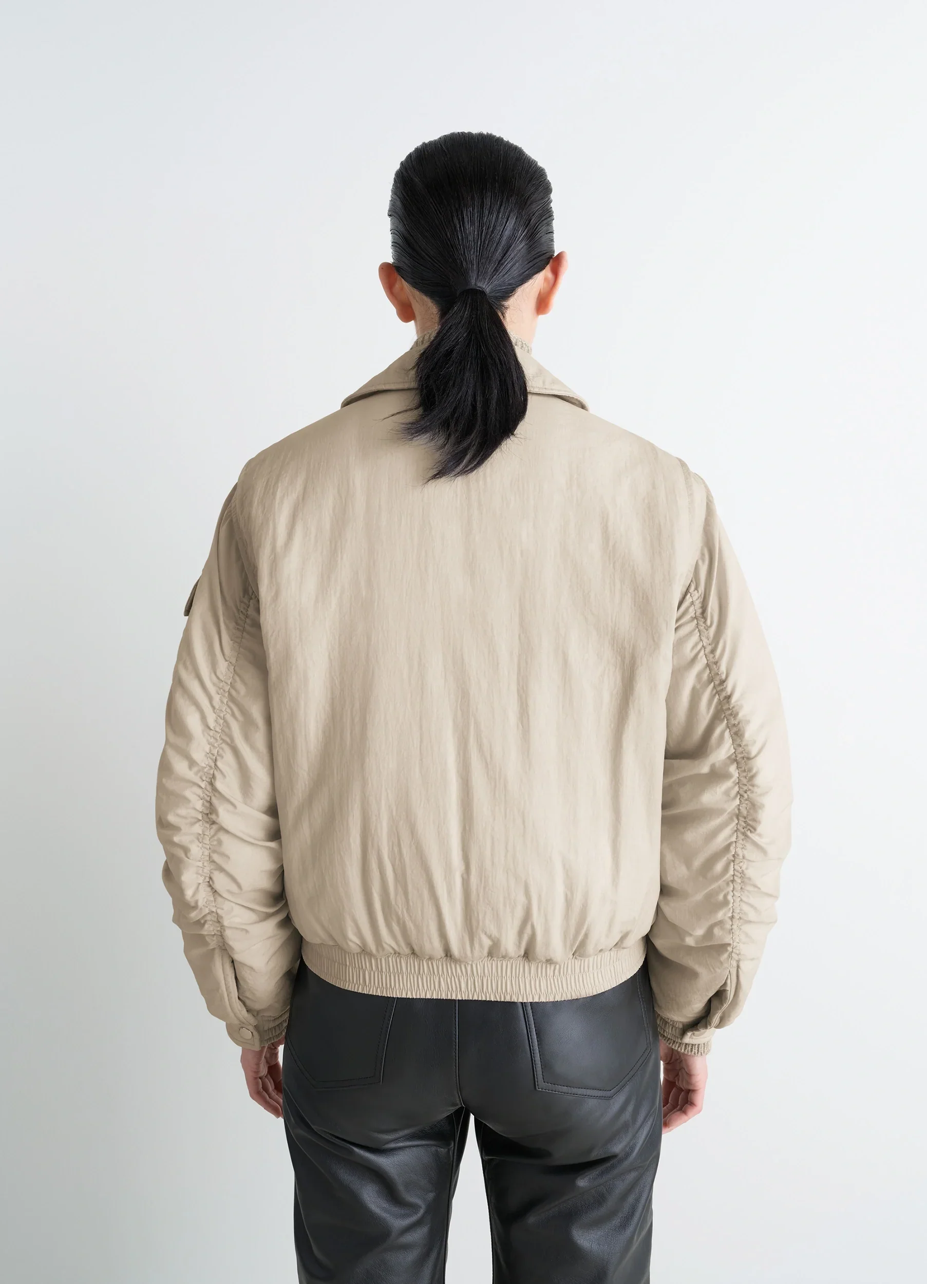 BOMBER IN LIGHT NYLON - Image 5
