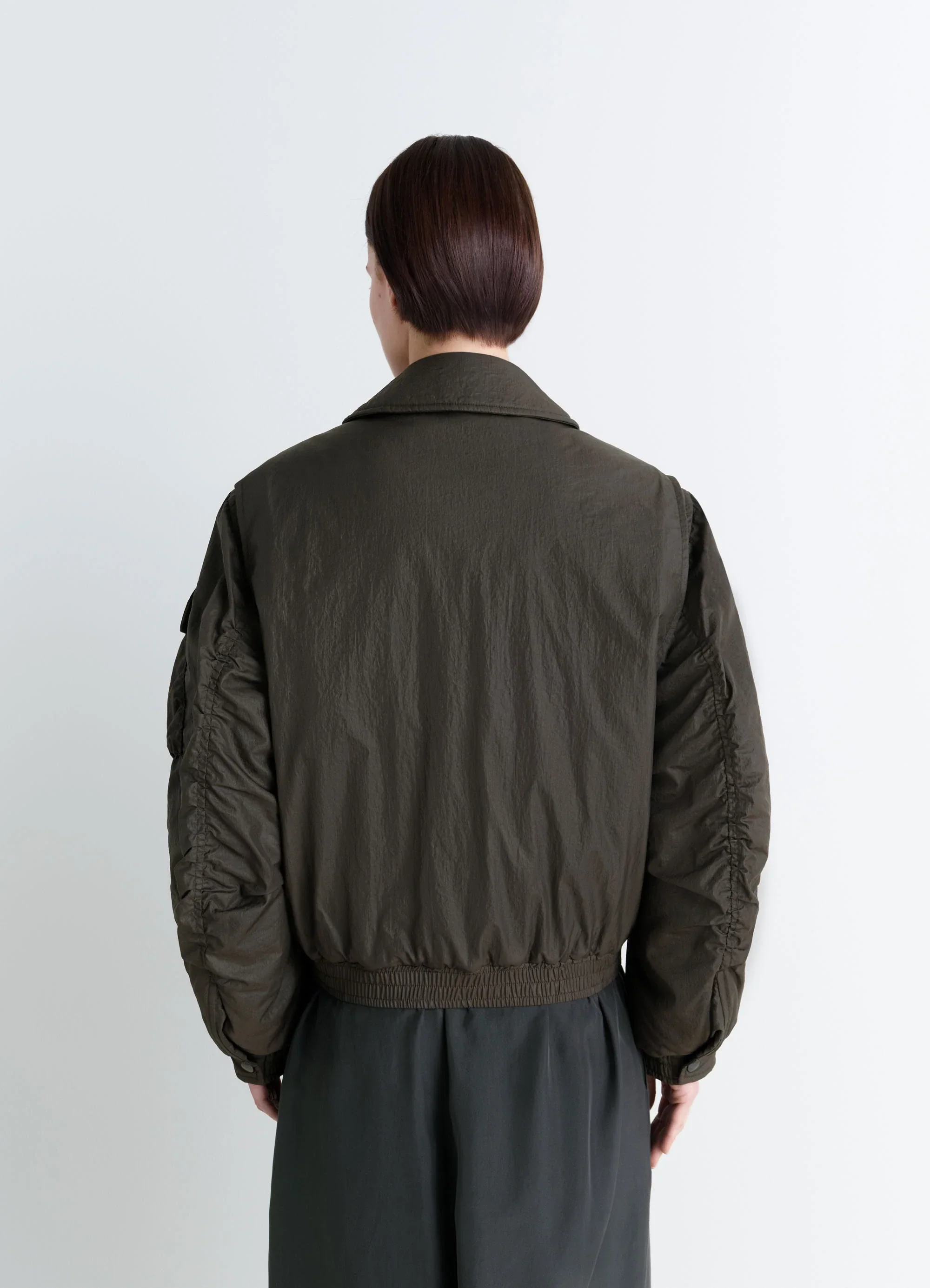 BOMBER IN LIGHT NYLON - Image 4