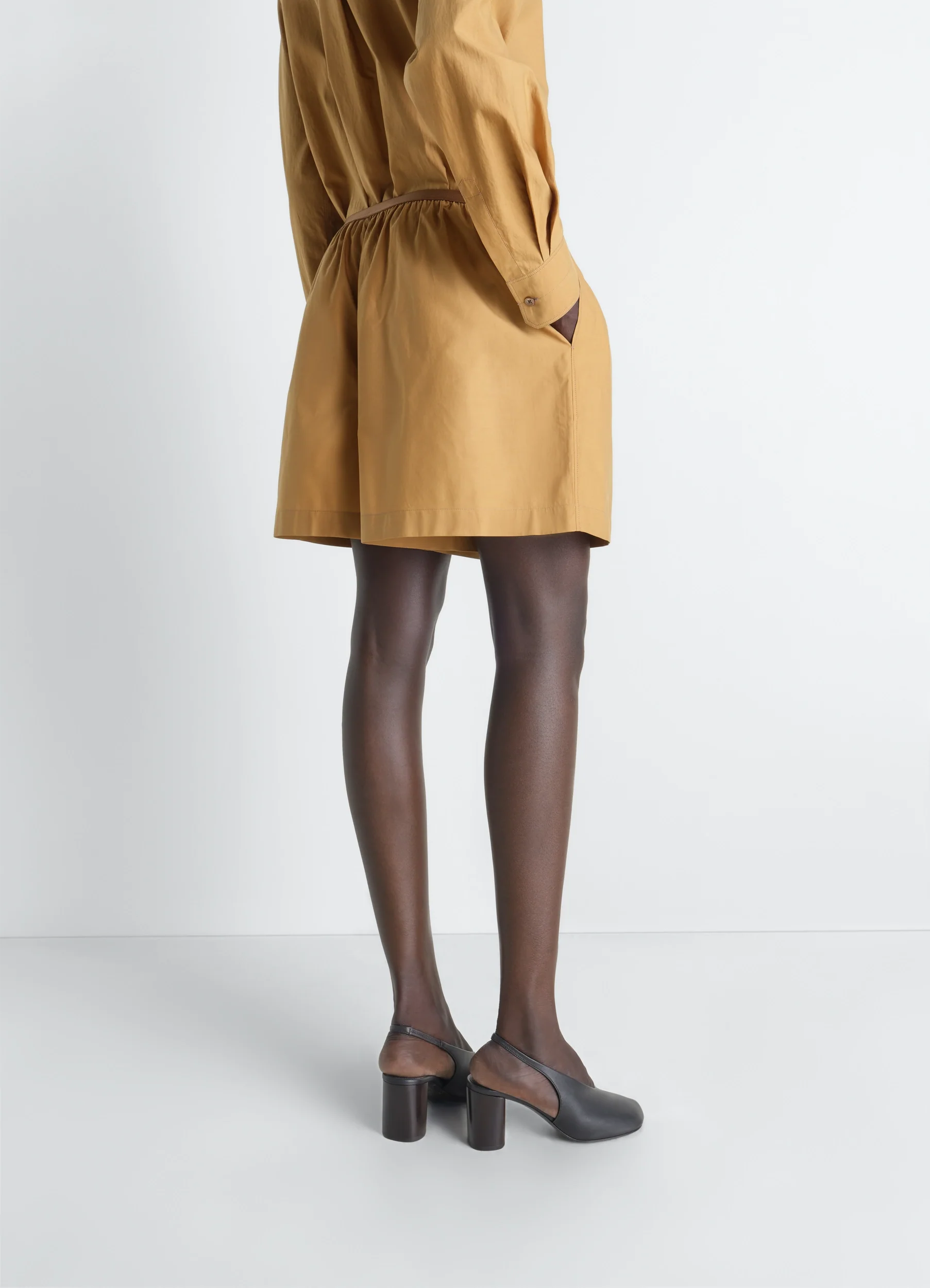 BOXER SHORTS IN WASHED COTTON SILK - Image 4