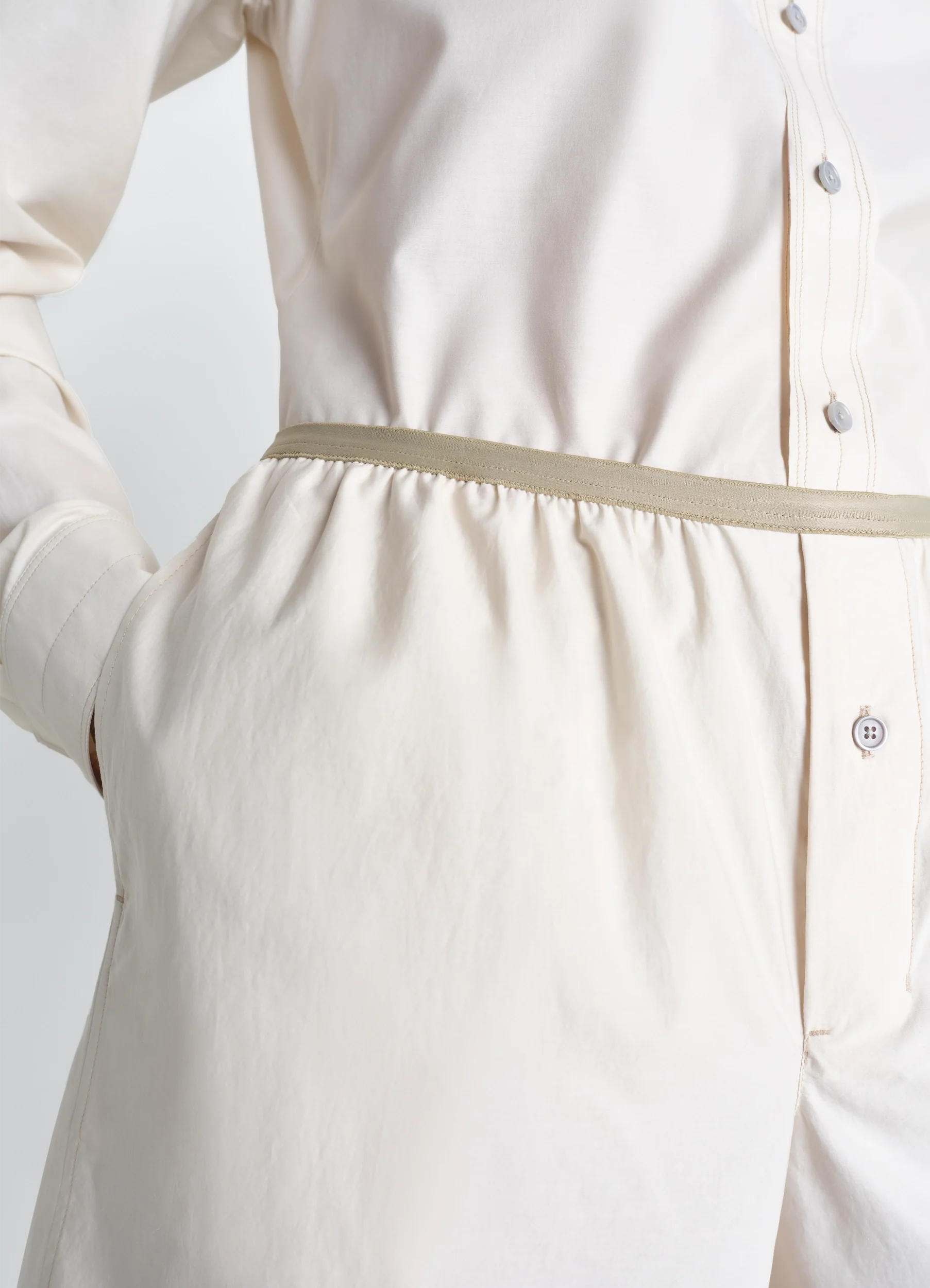 BOXER SHORTS IN WASHED COTTON SILK - Image 3