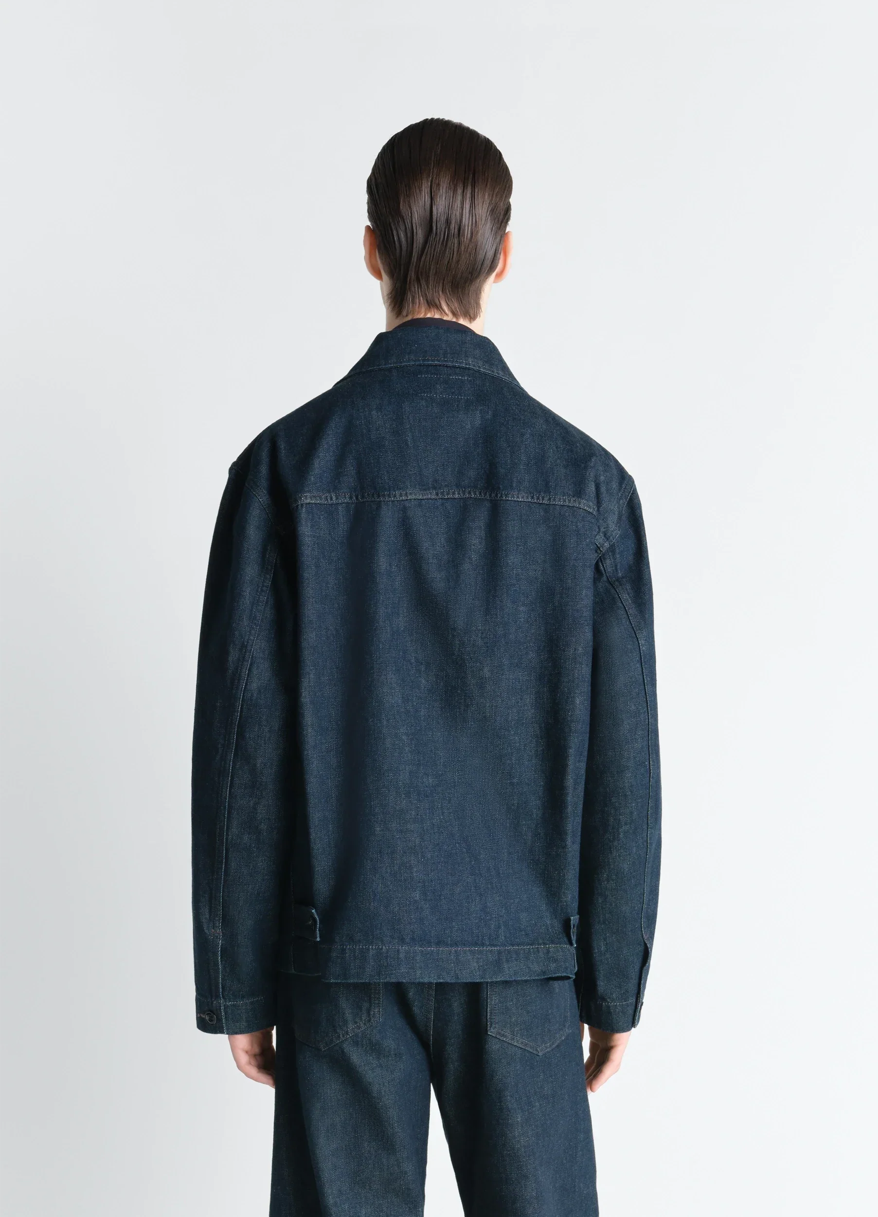 BOXY JACKET IN INDIGO DENIM - Image 2