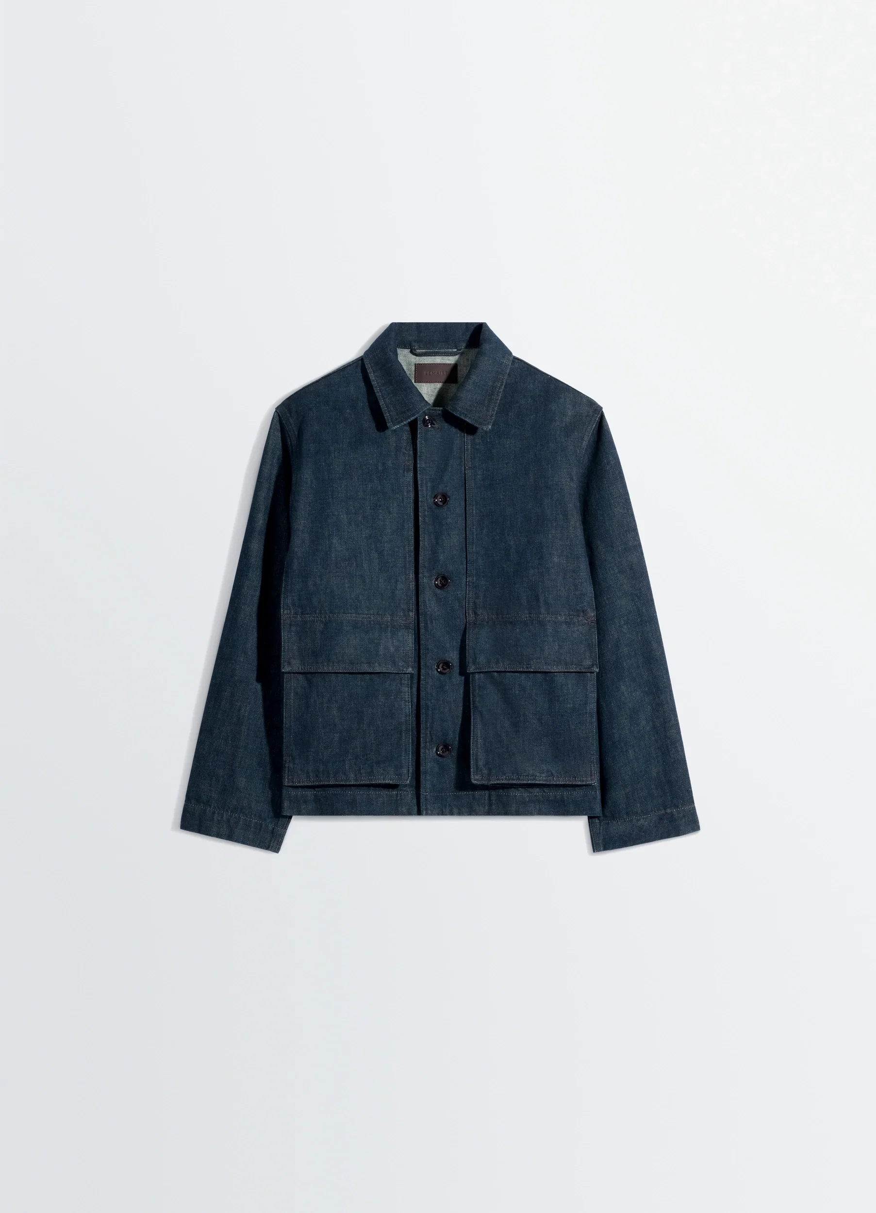 BOXY JACKET IN INDIGO DENIM - Image 6