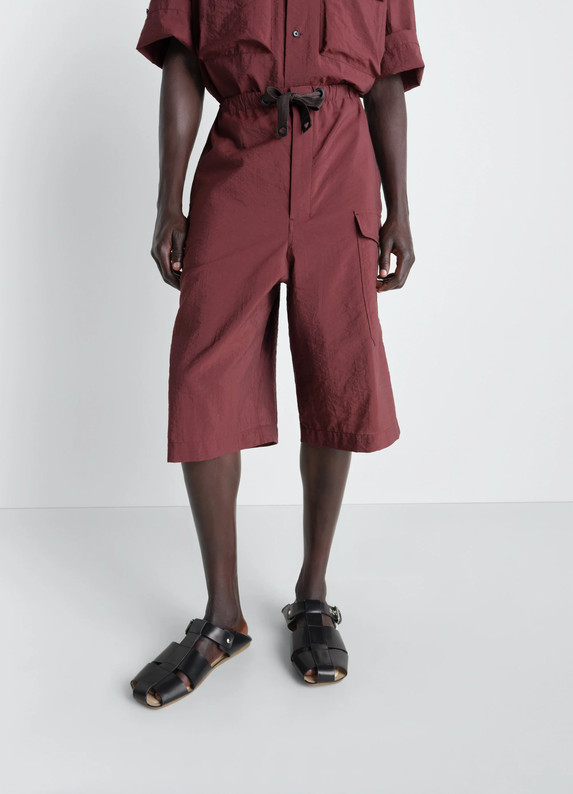 CARGO EASY SHORTS IN WASHED TECHNICAL COTTON - Image 3