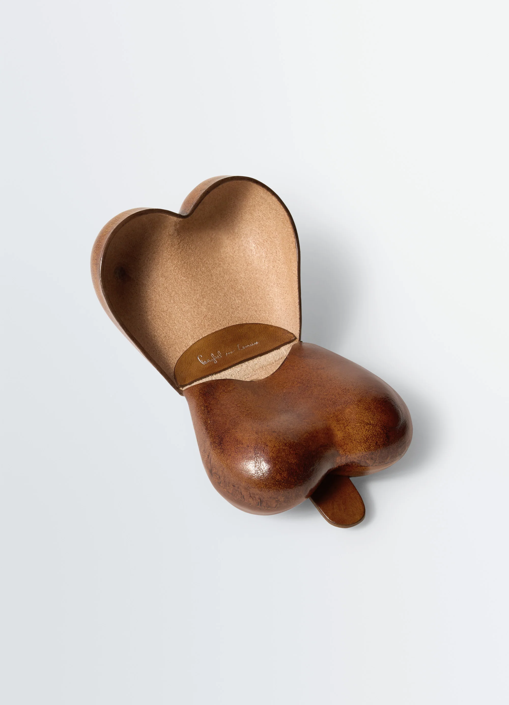 CARLOS BREAST KEY RING IN LEATHER - Image 3