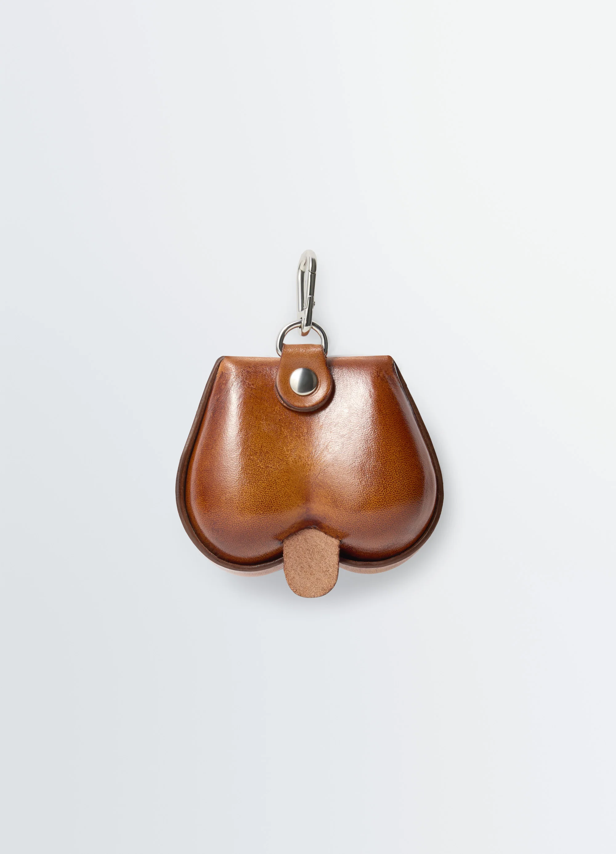 CARLOS BREAST KEY RING IN LEATHER - Image 4