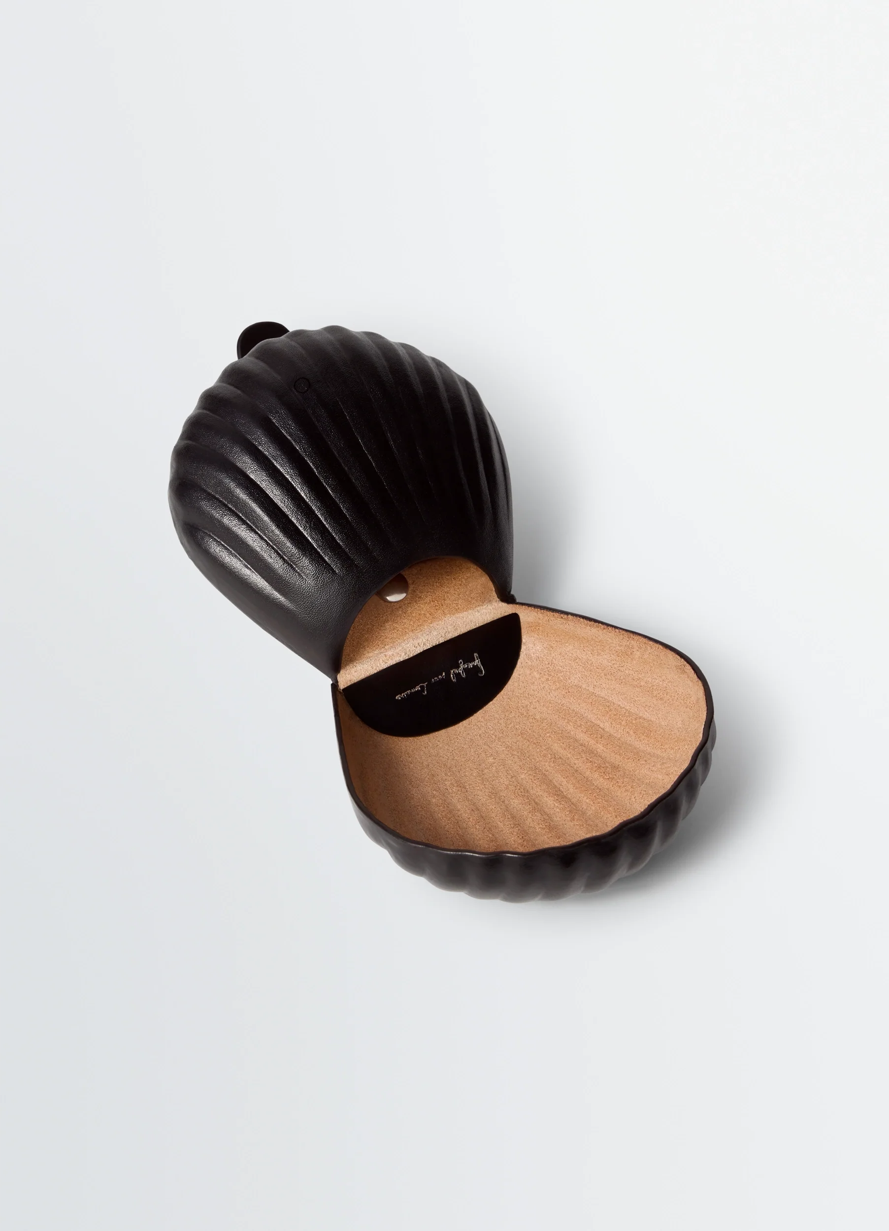 CARLOS SHELL KEY RING IN LEATHER - Image 4