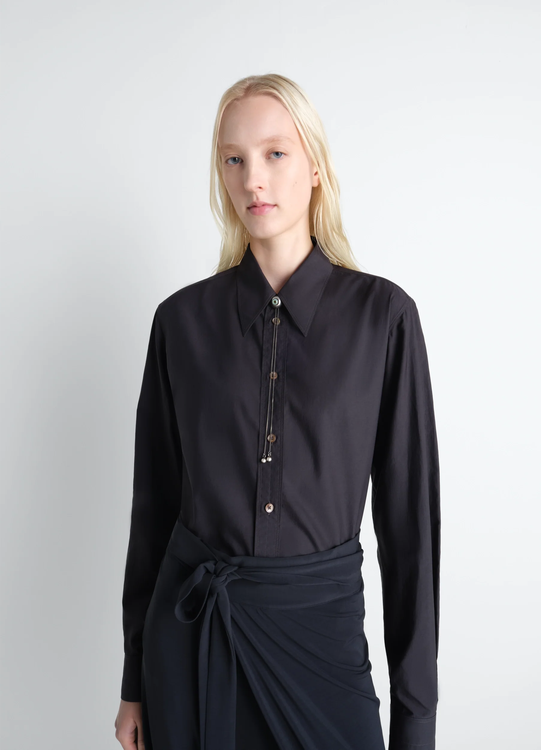 CAT EYE RATTLE BOLO TIE - Image 2