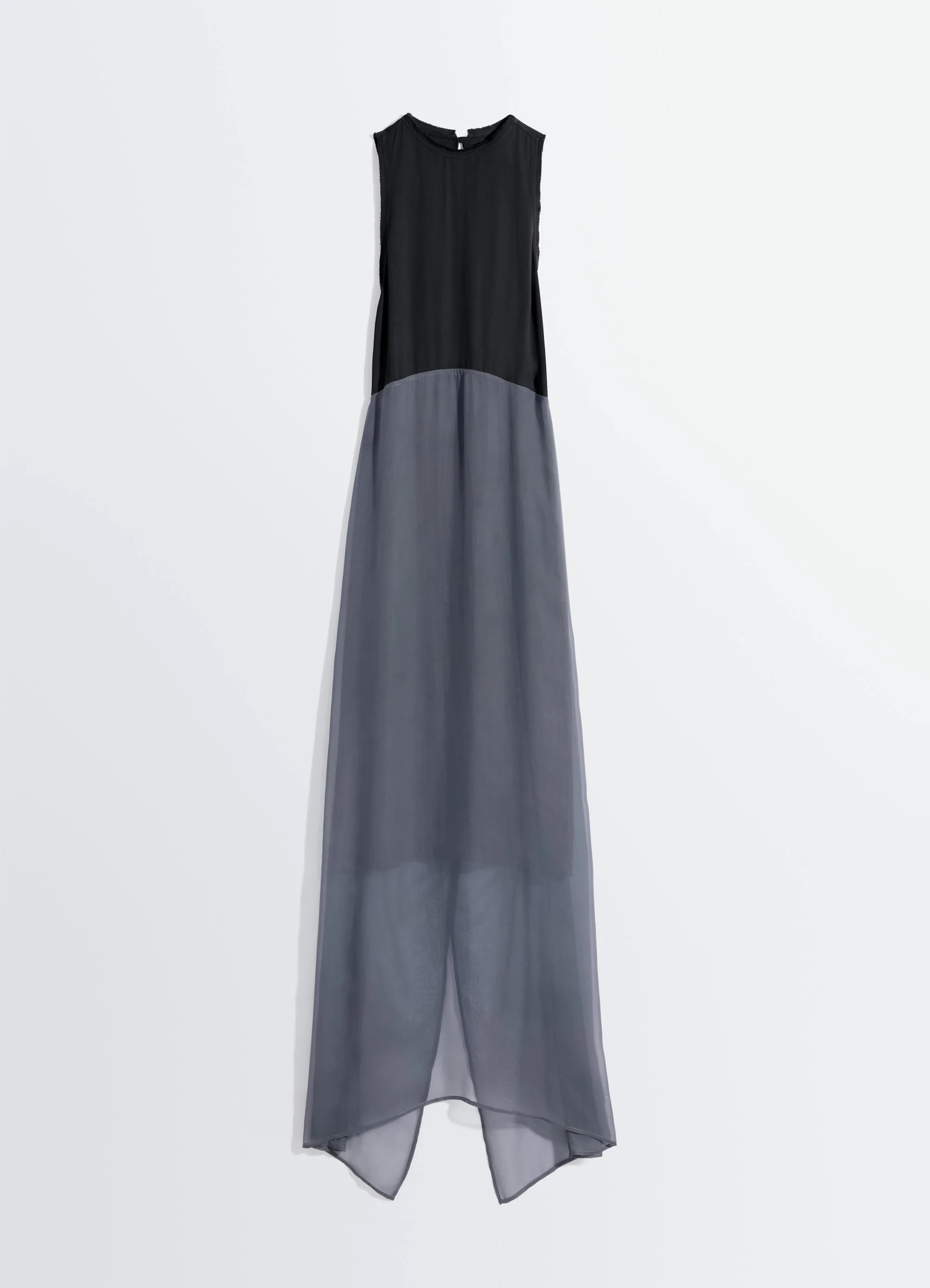 COLUMN DRESS IN CREPE DE CHINE VISCOSE - Image 5