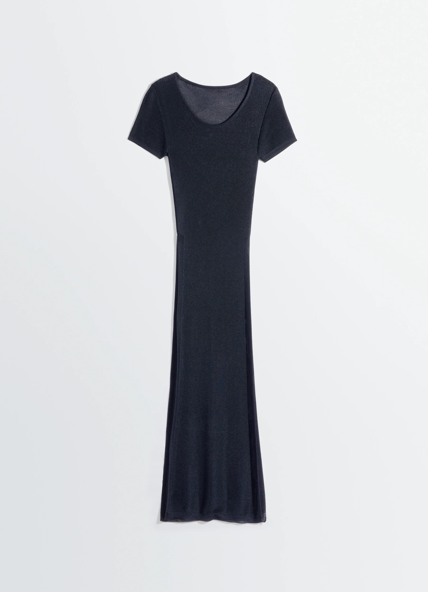COLUMN DRESS IN SHINY VISCOSE - Image 5