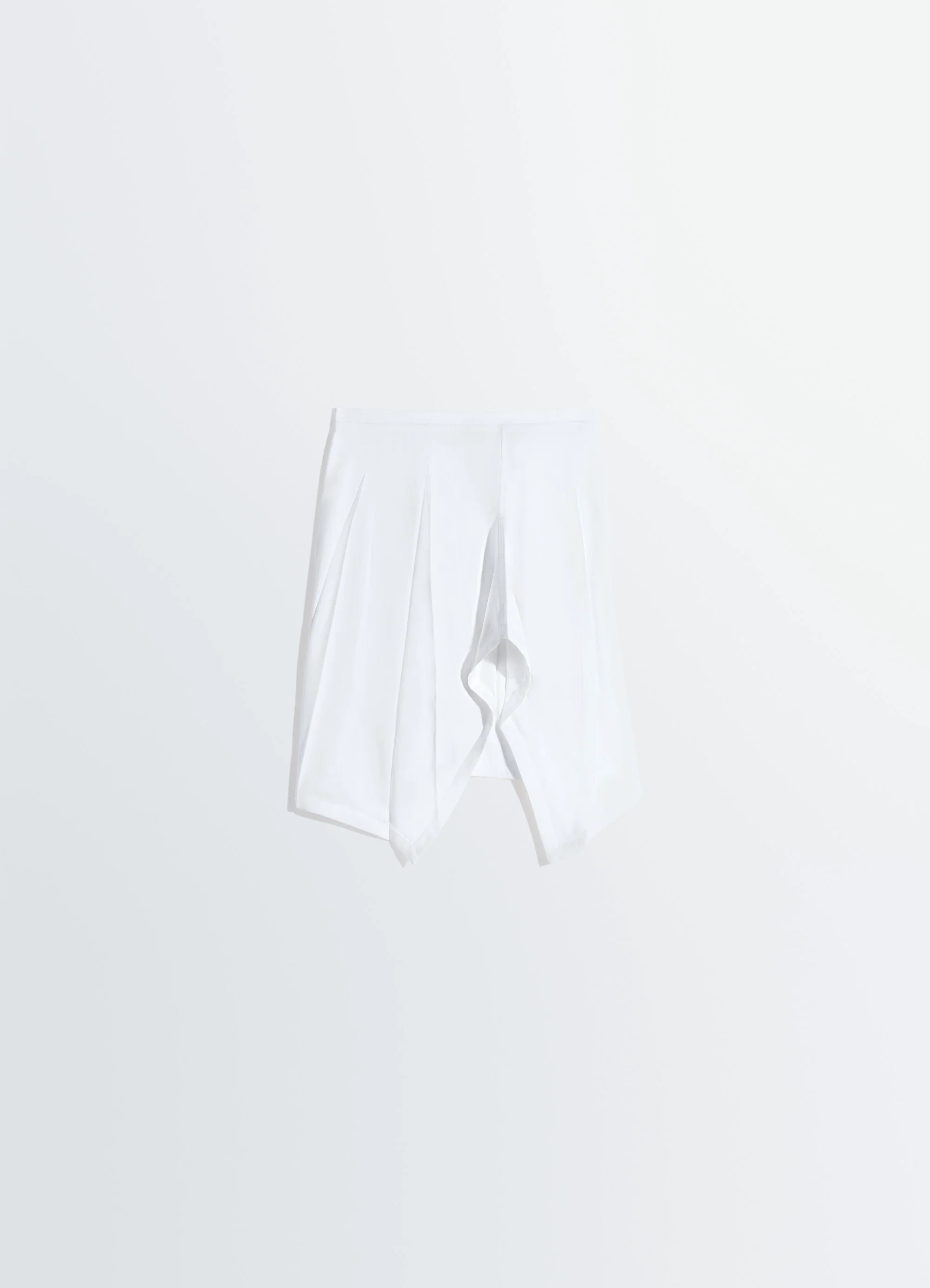 CREASED FOULARD SKIRT IN POLY VISCOSE TWILL - Image 5