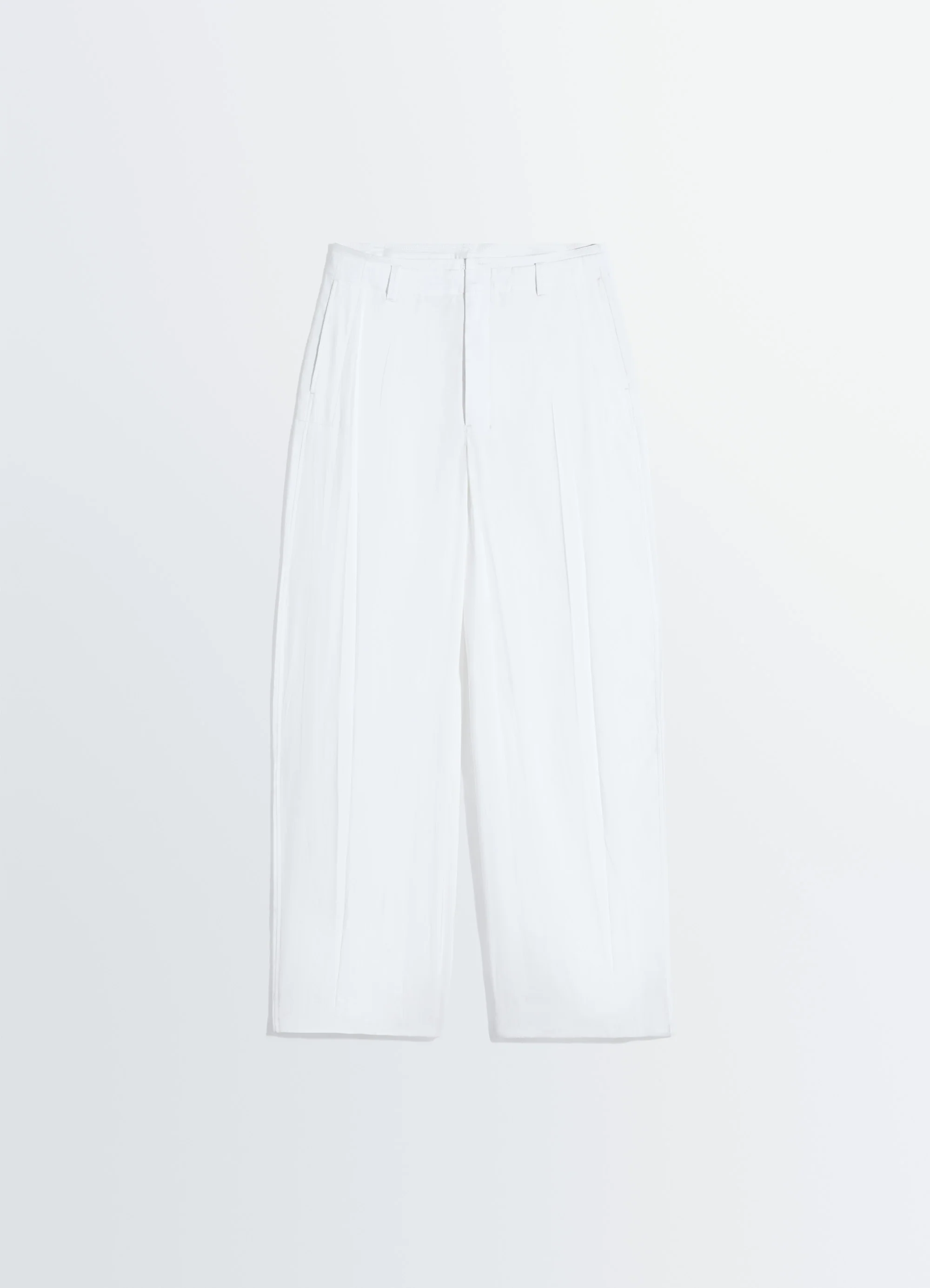 CREASED SOFT PANTS IN POLY VISCOSE TWILL - Image 5