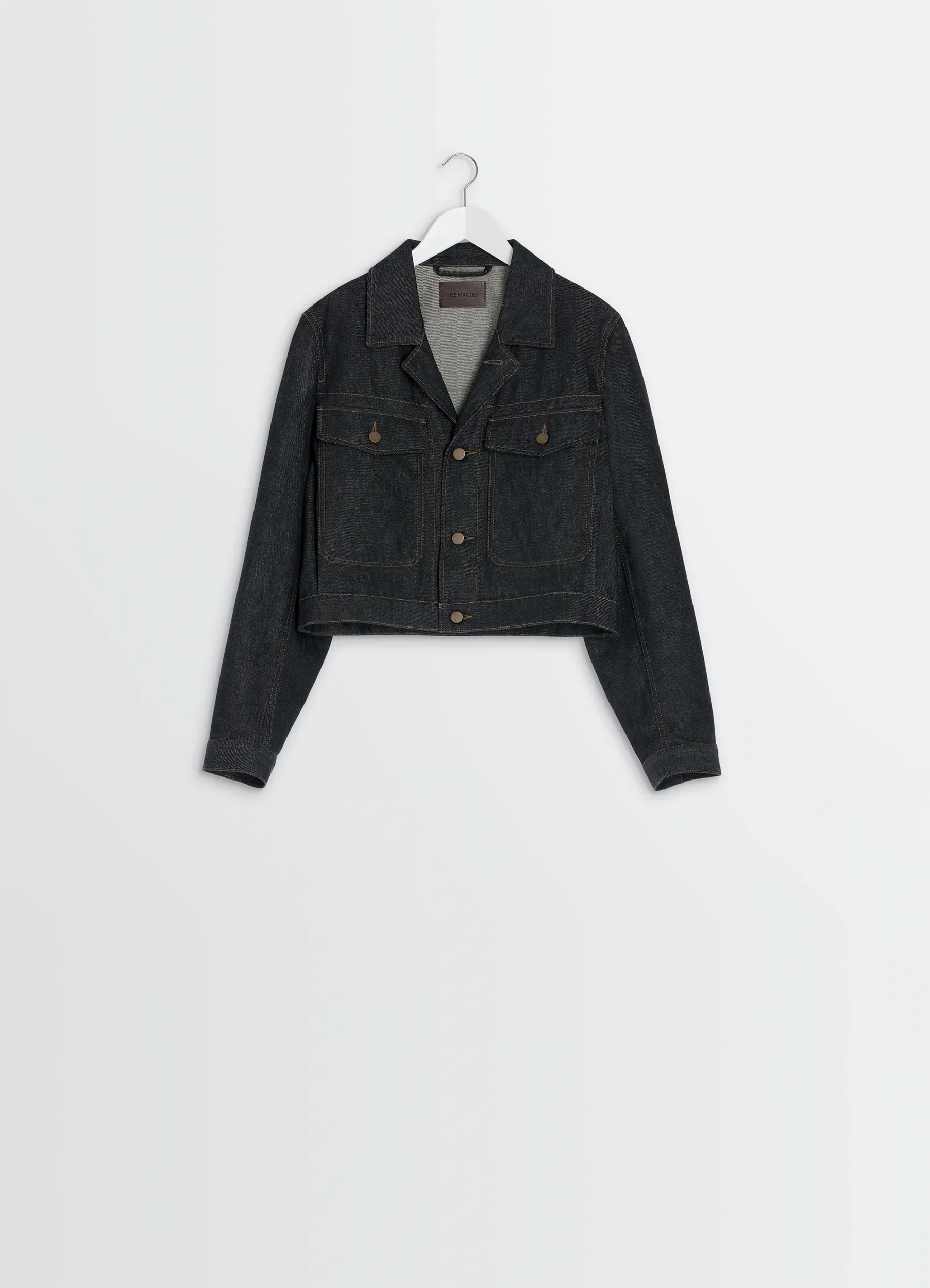 CROPPED BLOUSON IN DENIM - Image 6