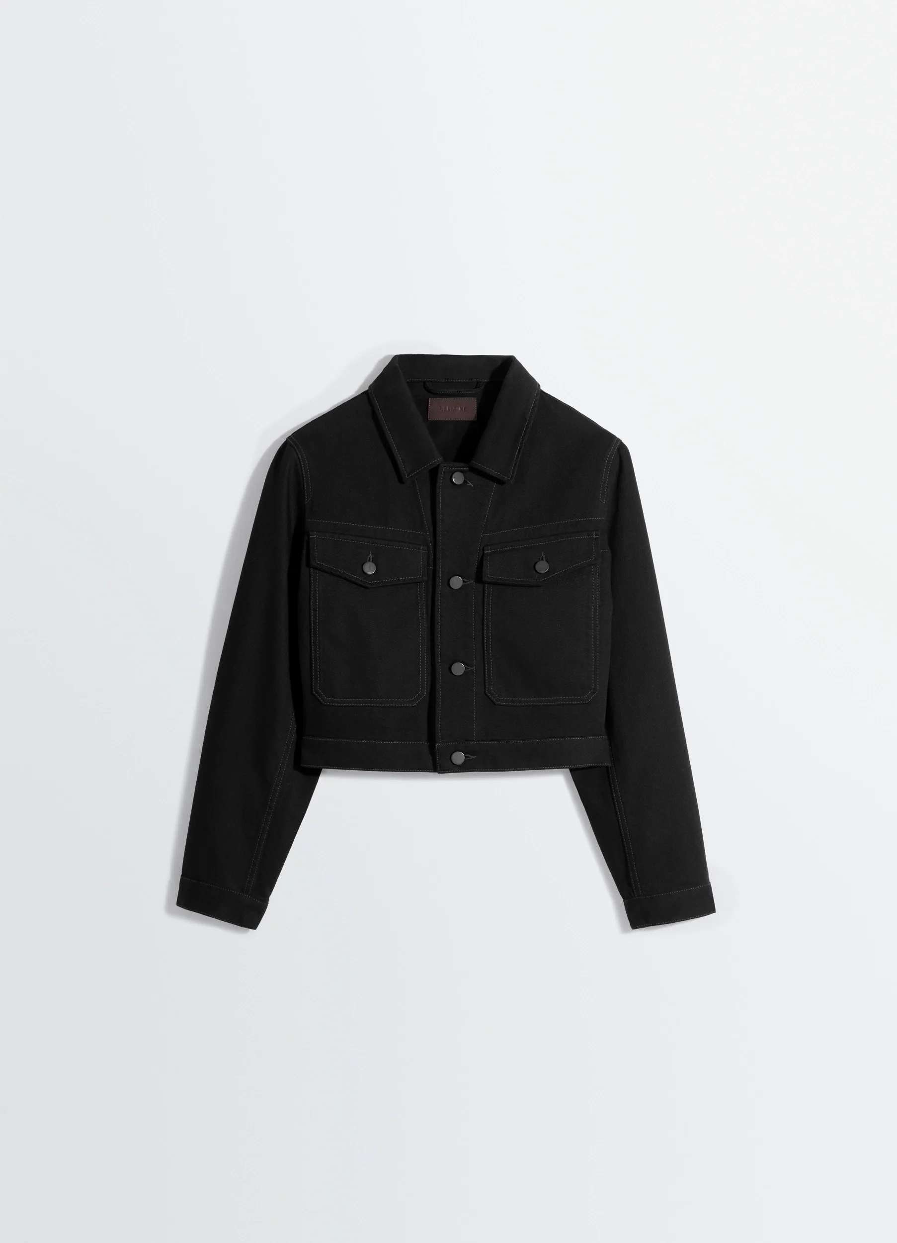 CROPPED BLOUSON IN DENIM - Image 6