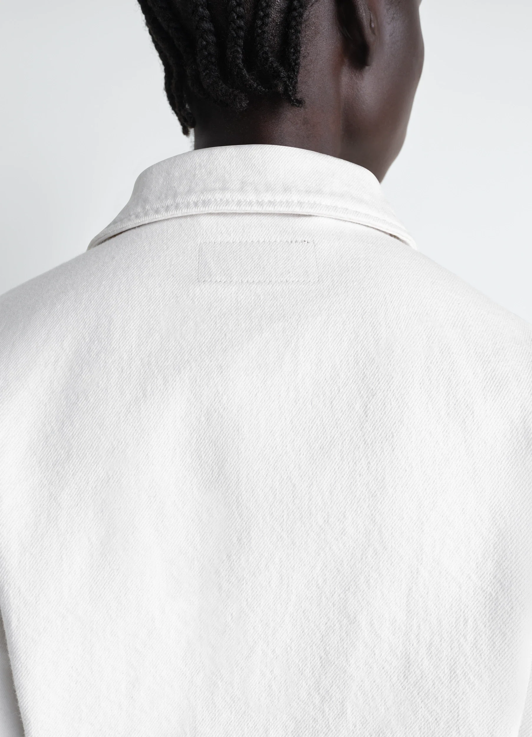 CROPPED BLOUSON IN DENIM - Image 3