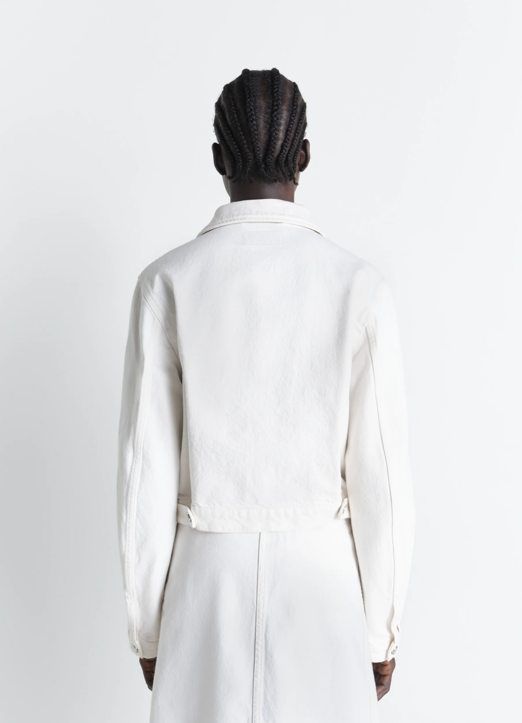 CROPPED BLOUSON IN DENIM - Image 5