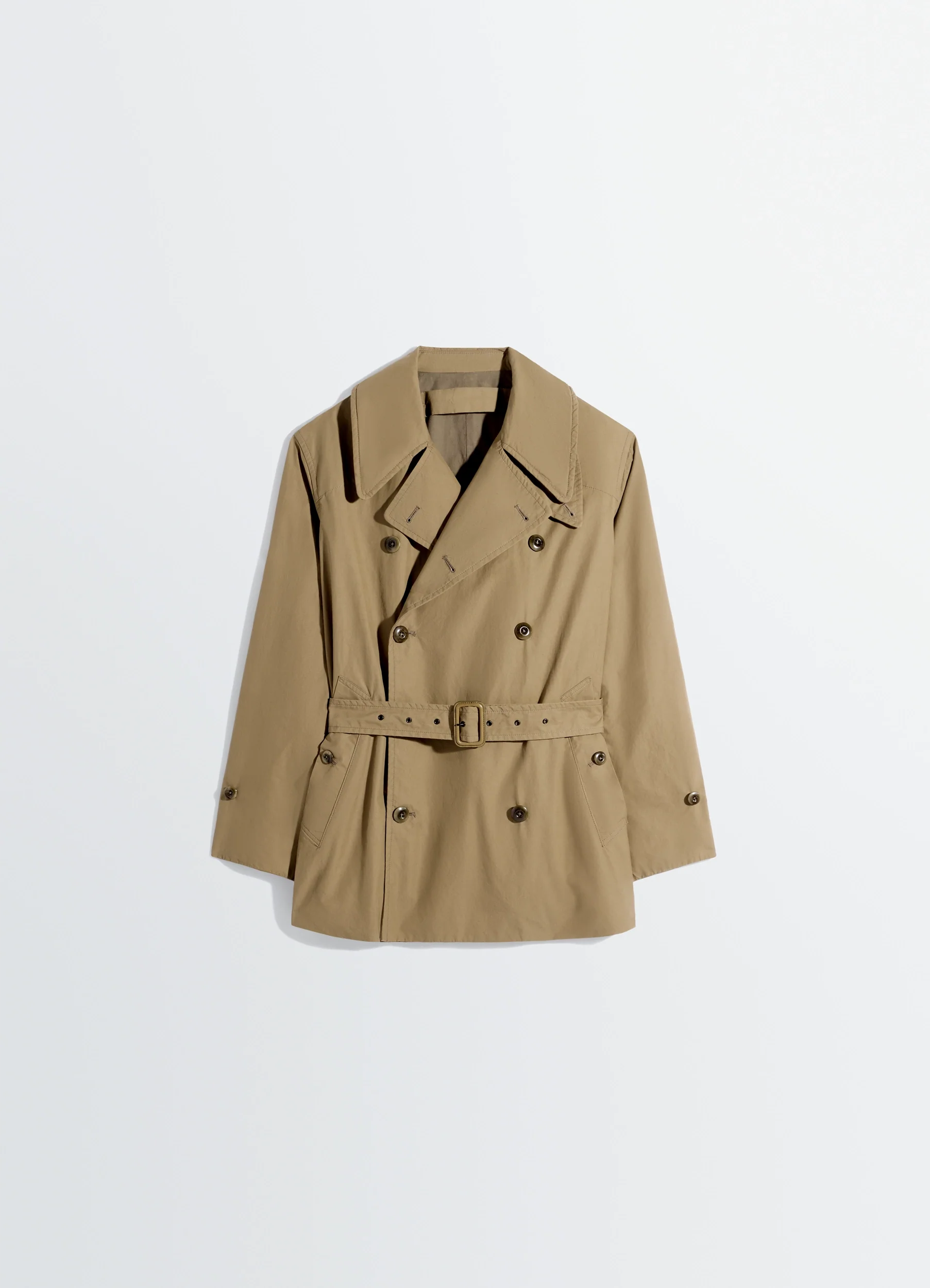 CROPPED TRENCH IN VENTILE® COTTON - Image 8