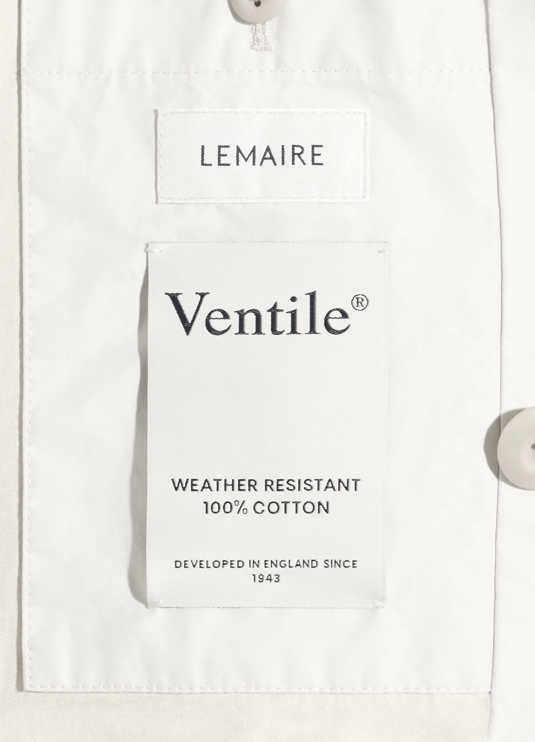 CROPPED TRENCH IN VENTILE® COTTON - Image 7