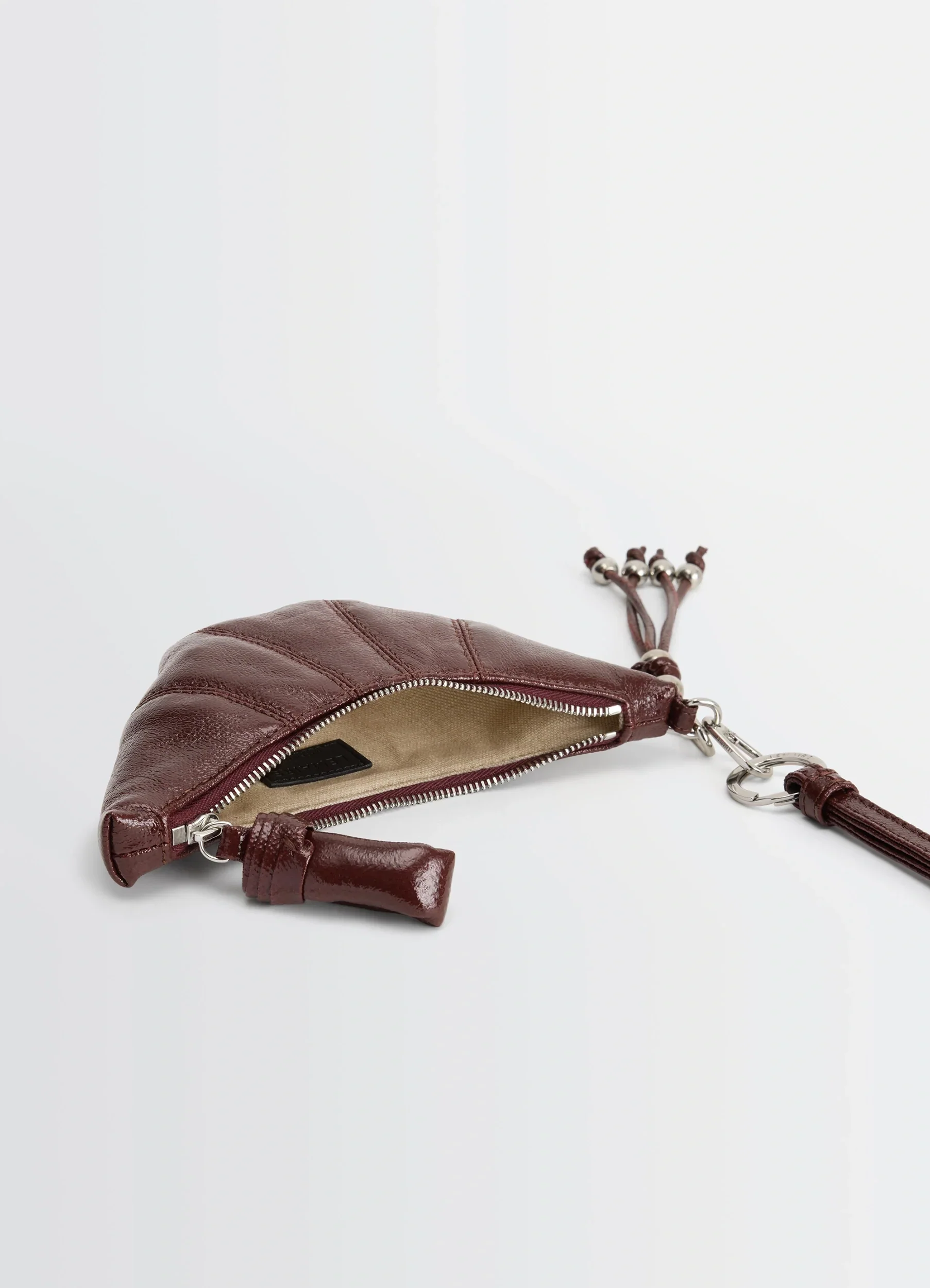 CROSSBODY CROISSANT COIN PURSE QIXI INFINITE LOVE CHARM - Image 3