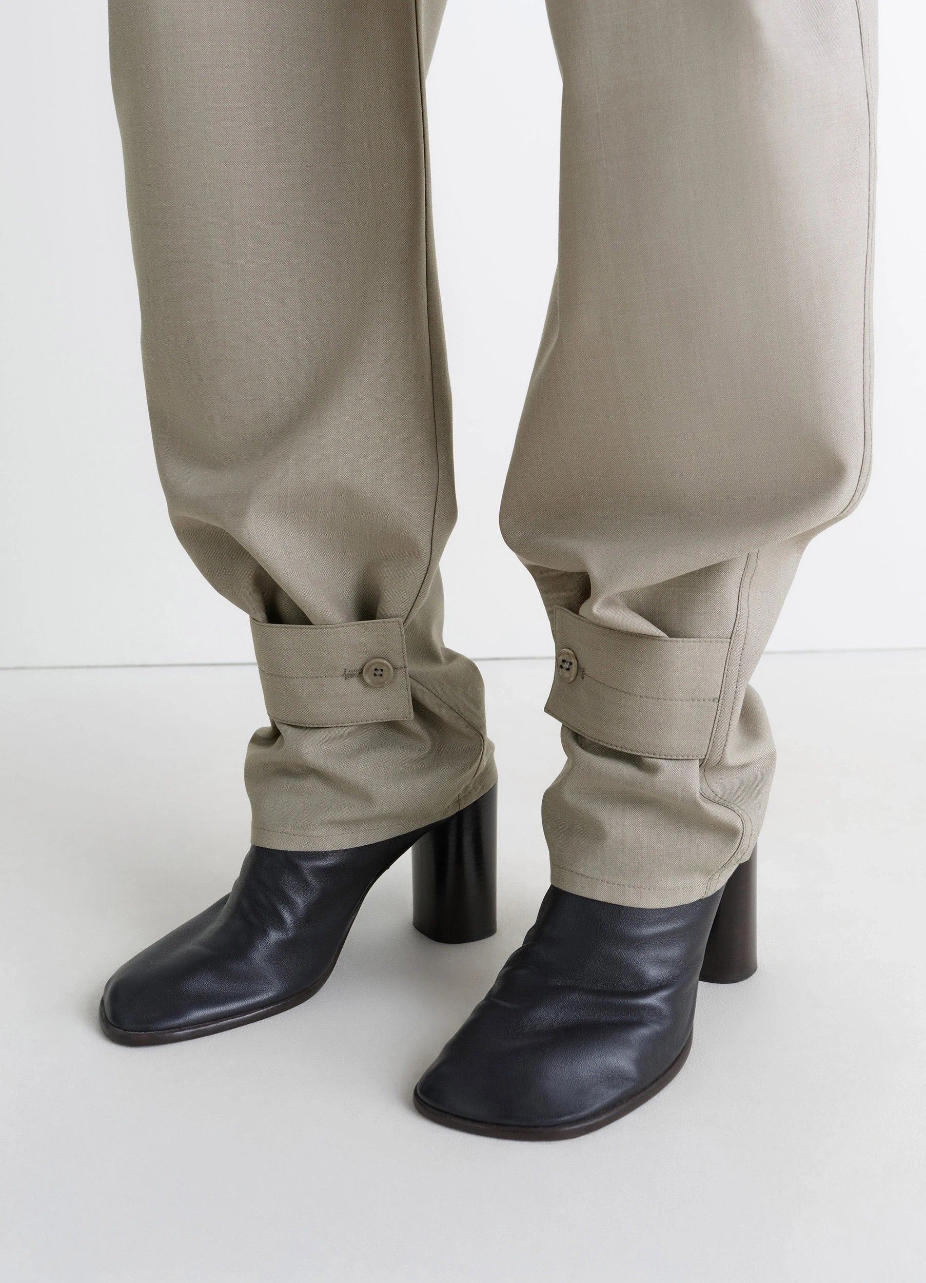 CURVED TAILORED PANTS IN POLYWOOL - Image 5