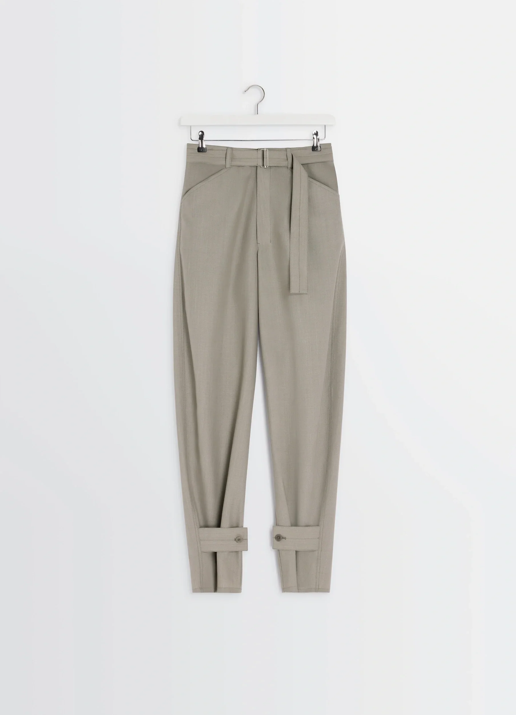 CURVED TAILORED PANTS IN POLYWOOL - Image 7