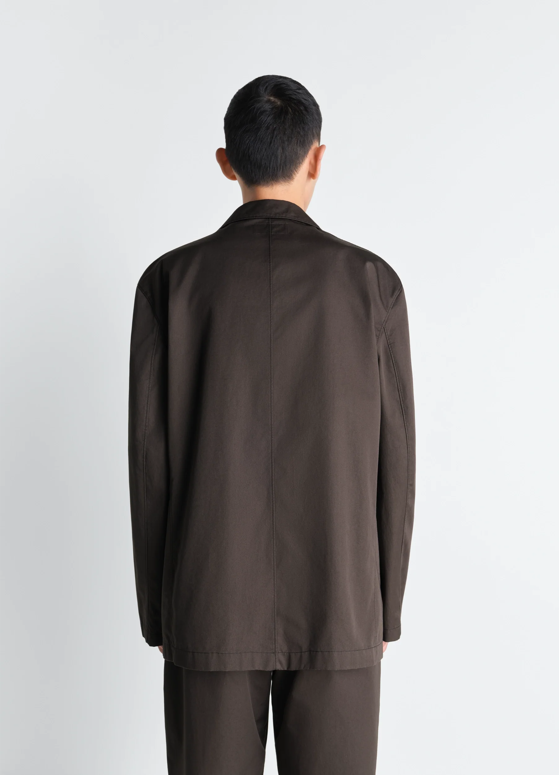 DOUBLE BREASTED WORKWEAR JACKET IN COTTON TWILL - Image 5
