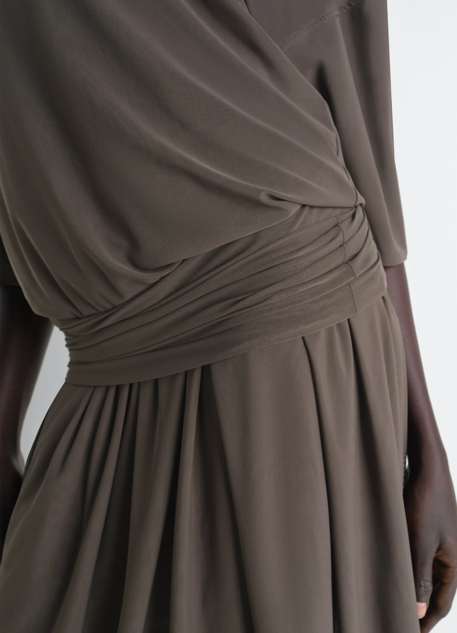 DOUBLE LAYER DRESS IN MESH - Image 3