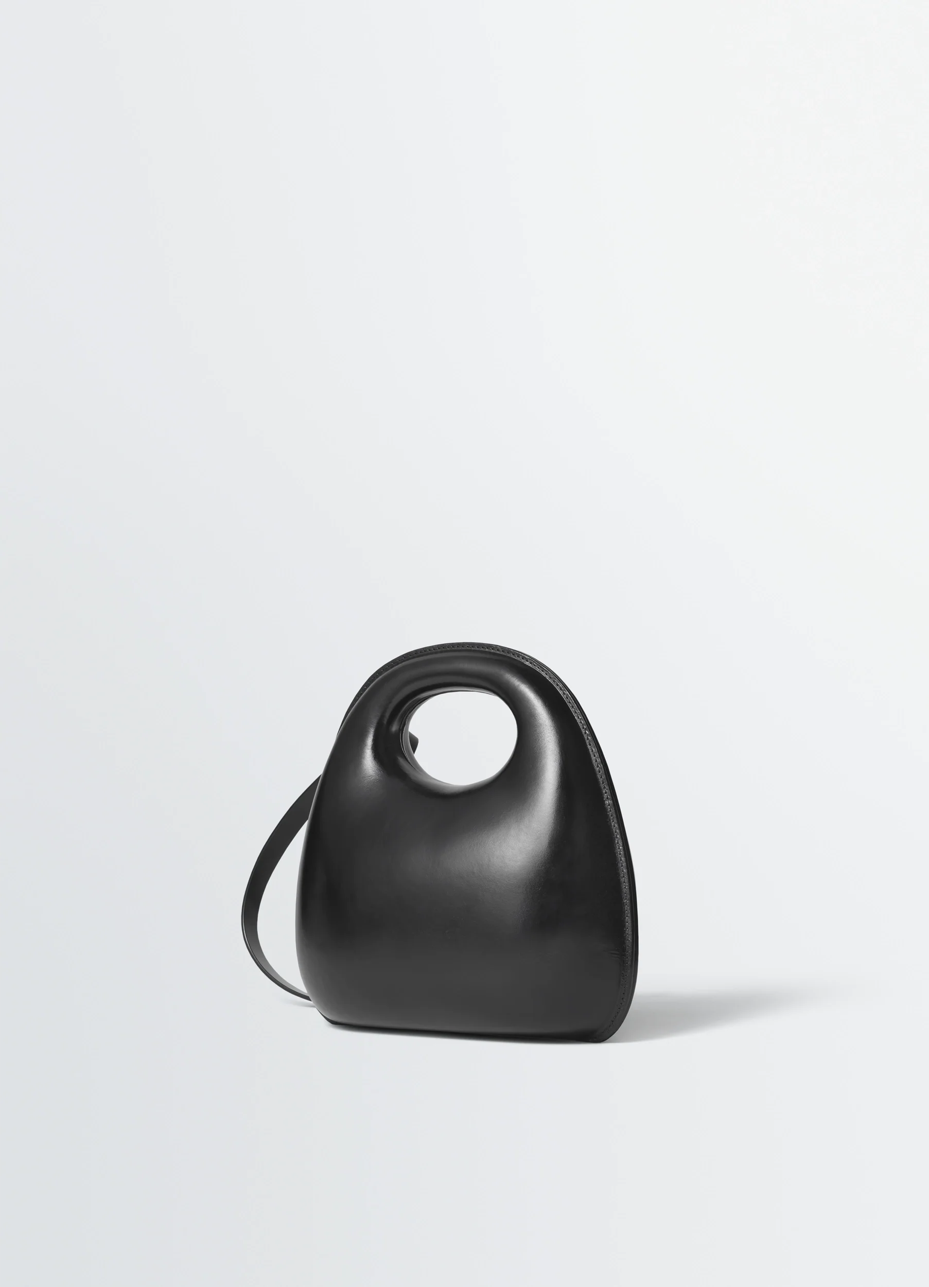 EGG BAG IN MOLDED LEATHER - Image 3