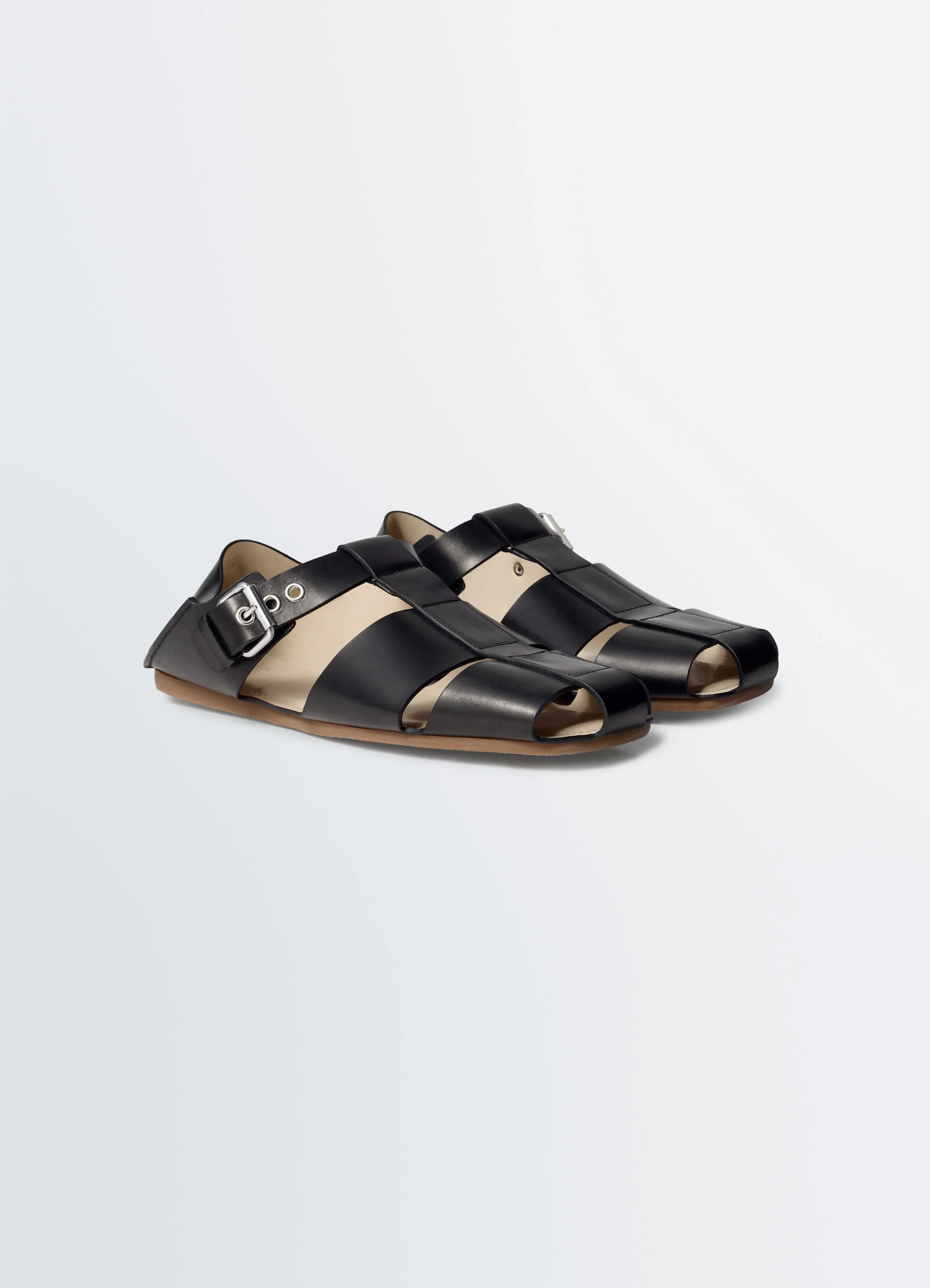 FISHERMAN SLIP-ON SANDALS IN LEATHER - Image 3