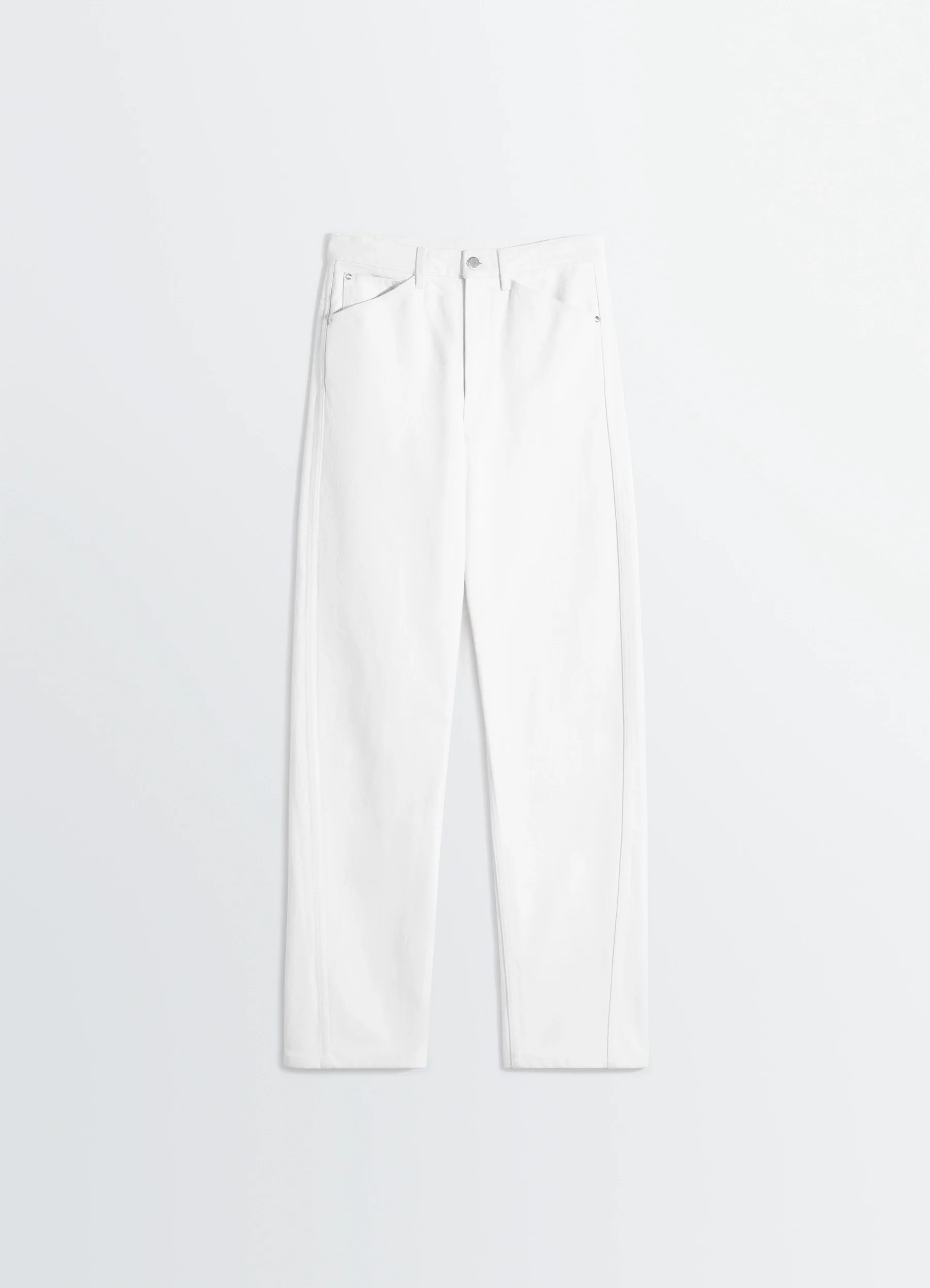 FIVE POCKETS TWISTED PANTS IN DENIM - Image 5