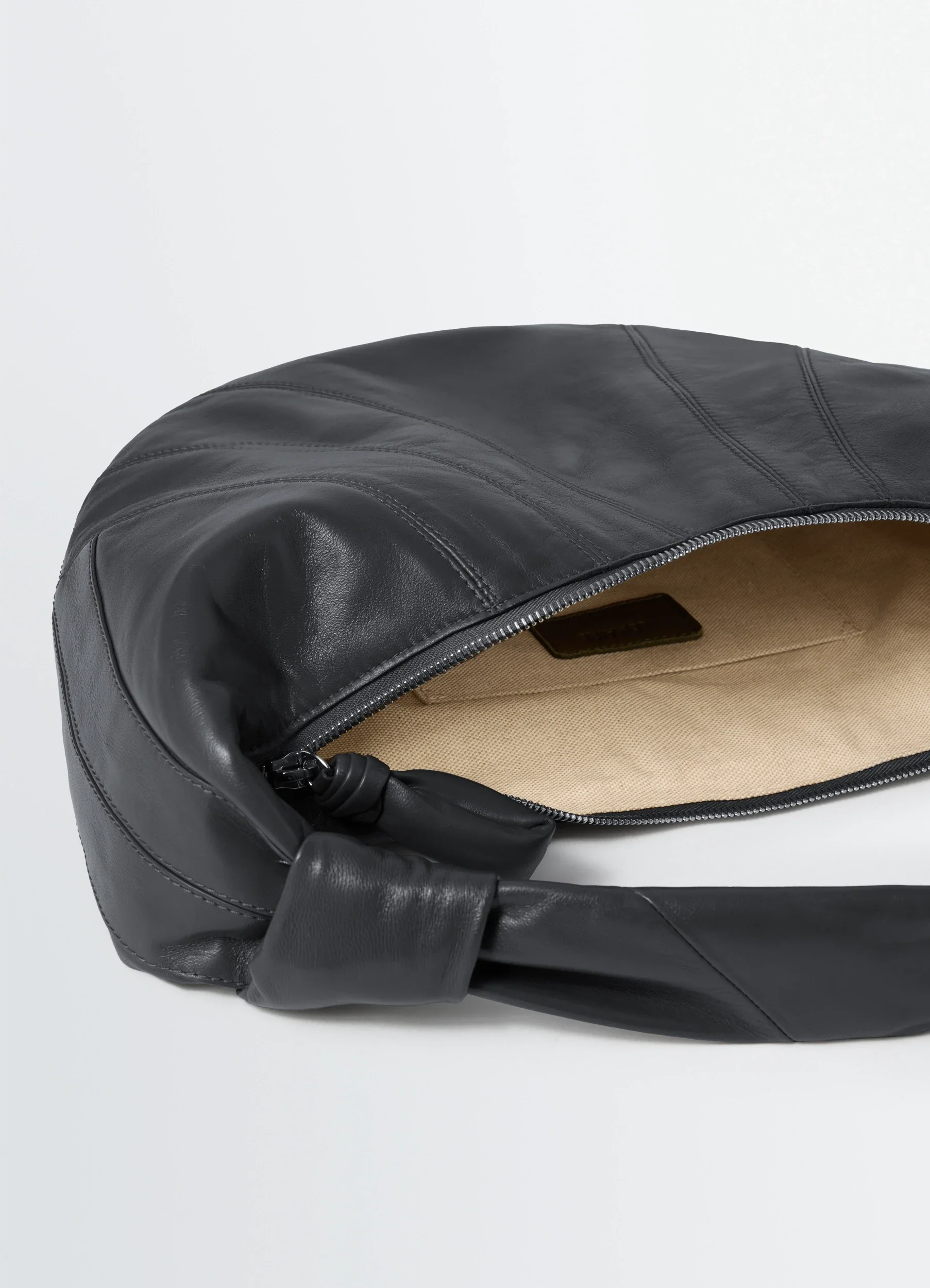 FORTUNE CROISSANT BAG IN LEATHER - Image 4