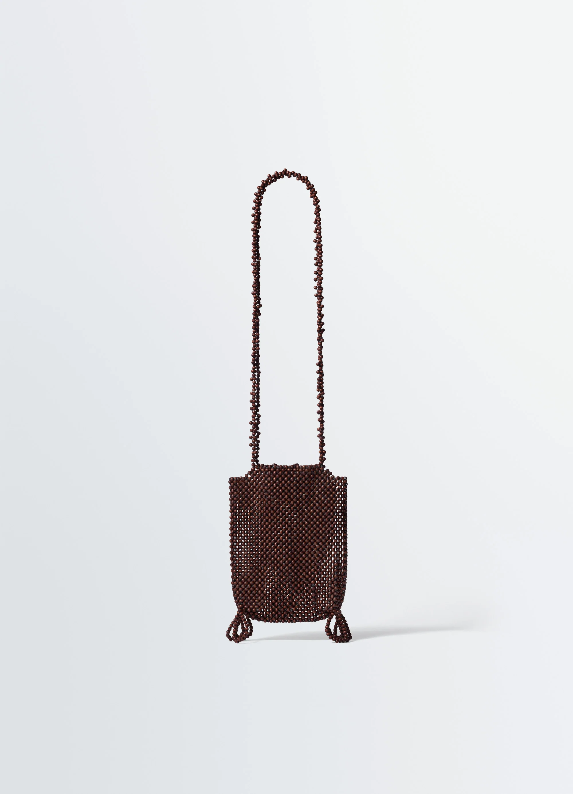 GRIGRI PHONE HOLDER IN WOODEN BEADS - Image 3