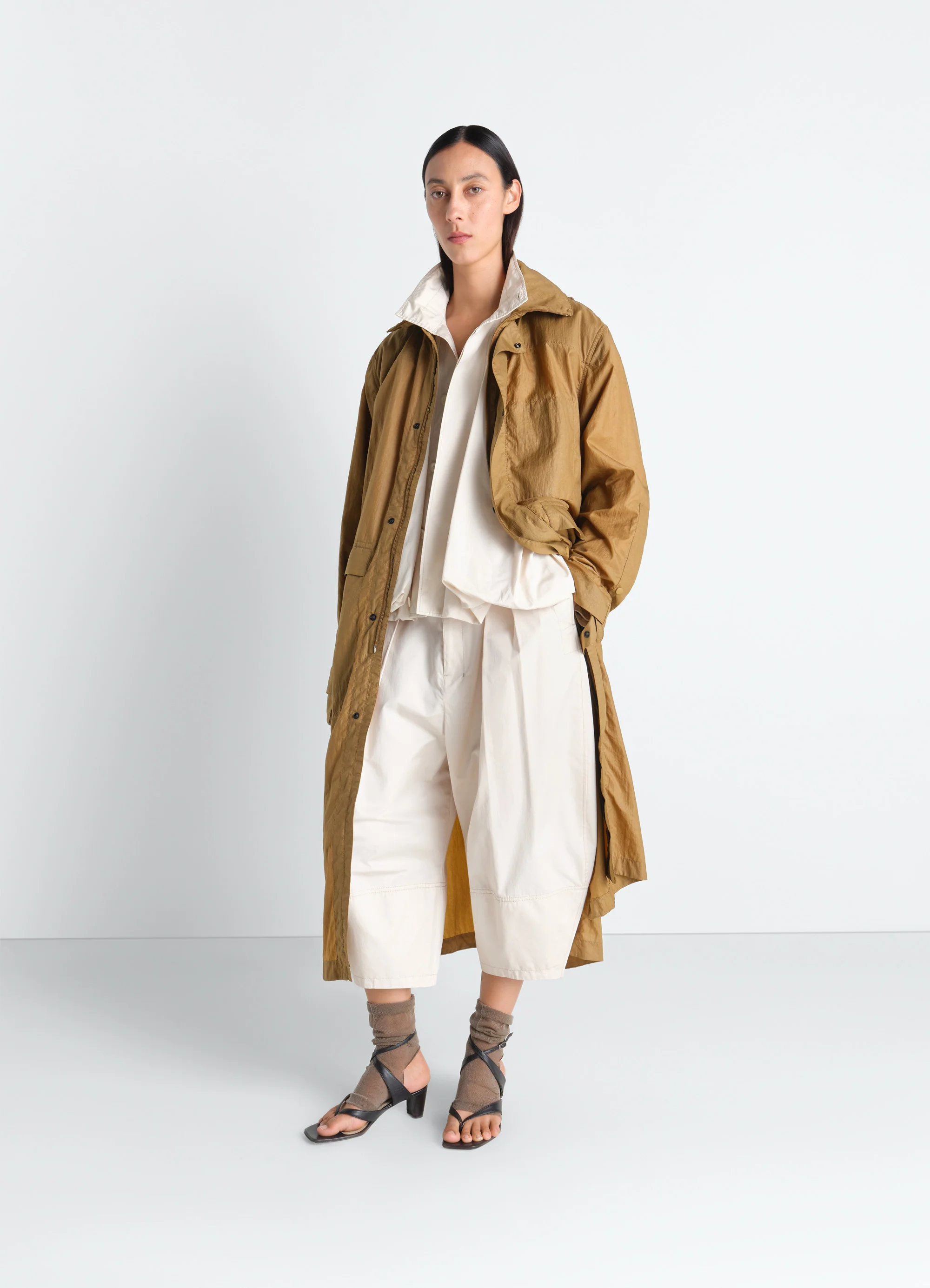 HOODED RAINCOAT IN LIGHT NYLON - Image 2