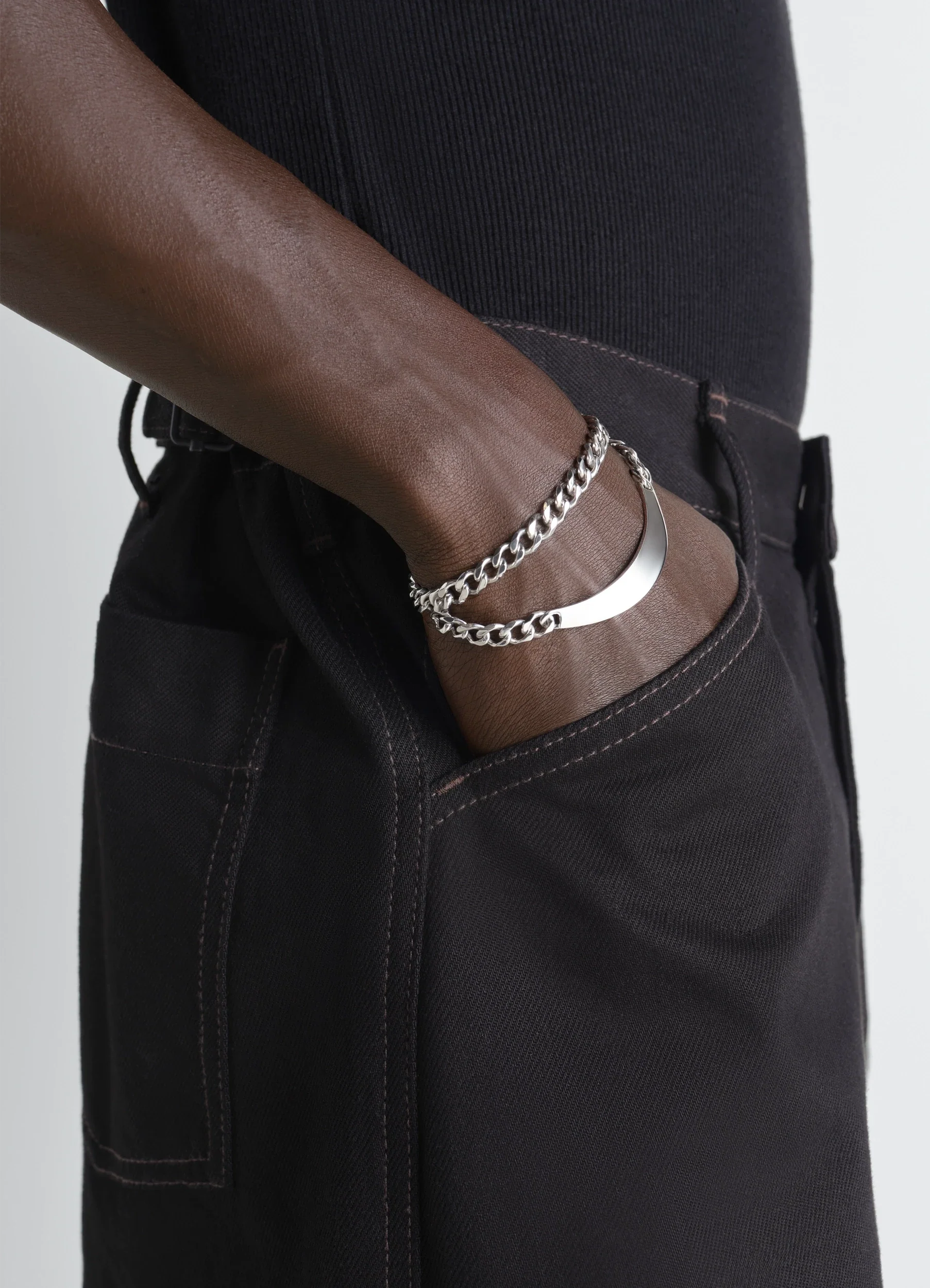 ID BRACELET M IN SILVER - Image 2