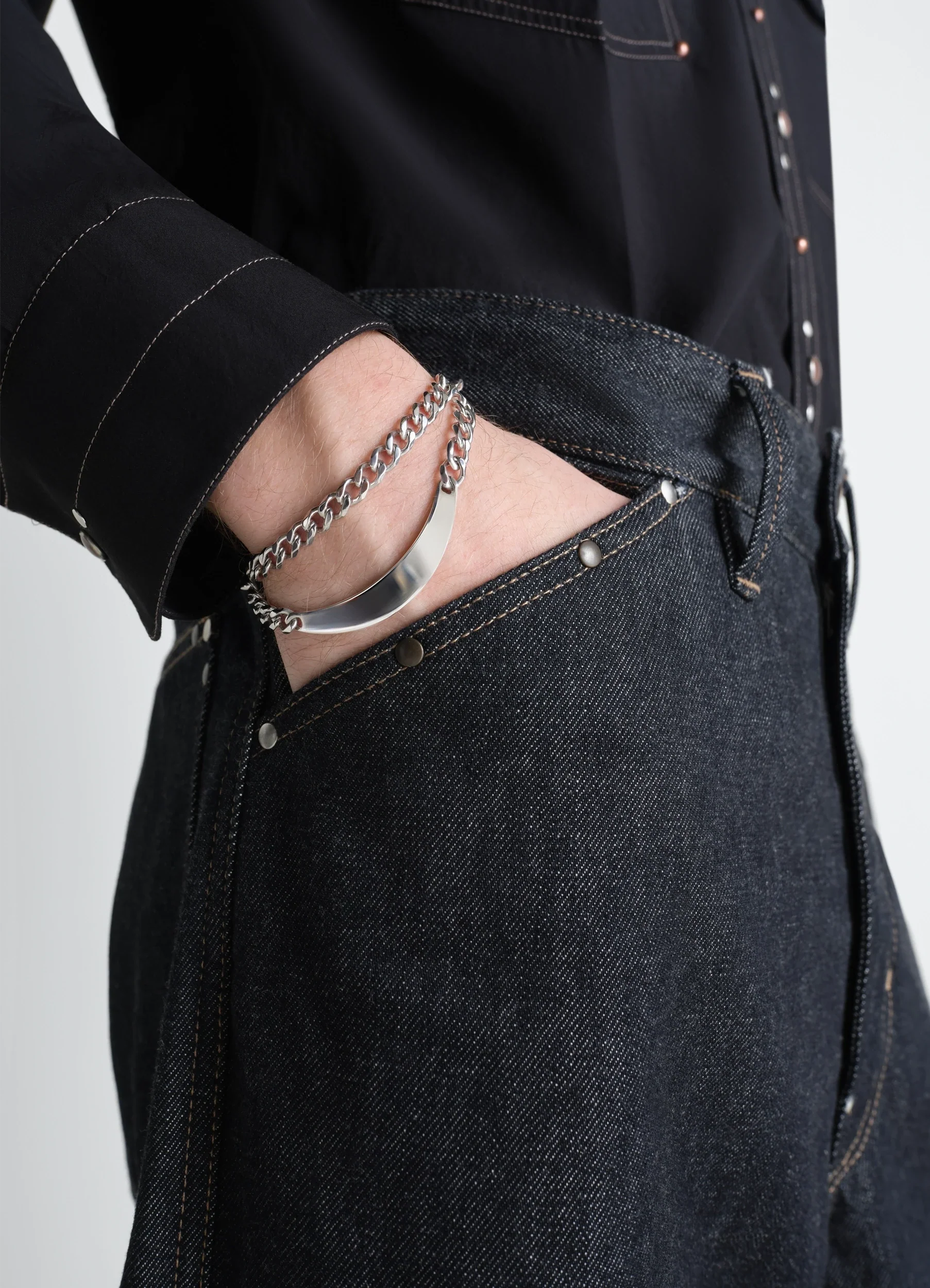 ID BRACELET M IN SILVER - Image 3