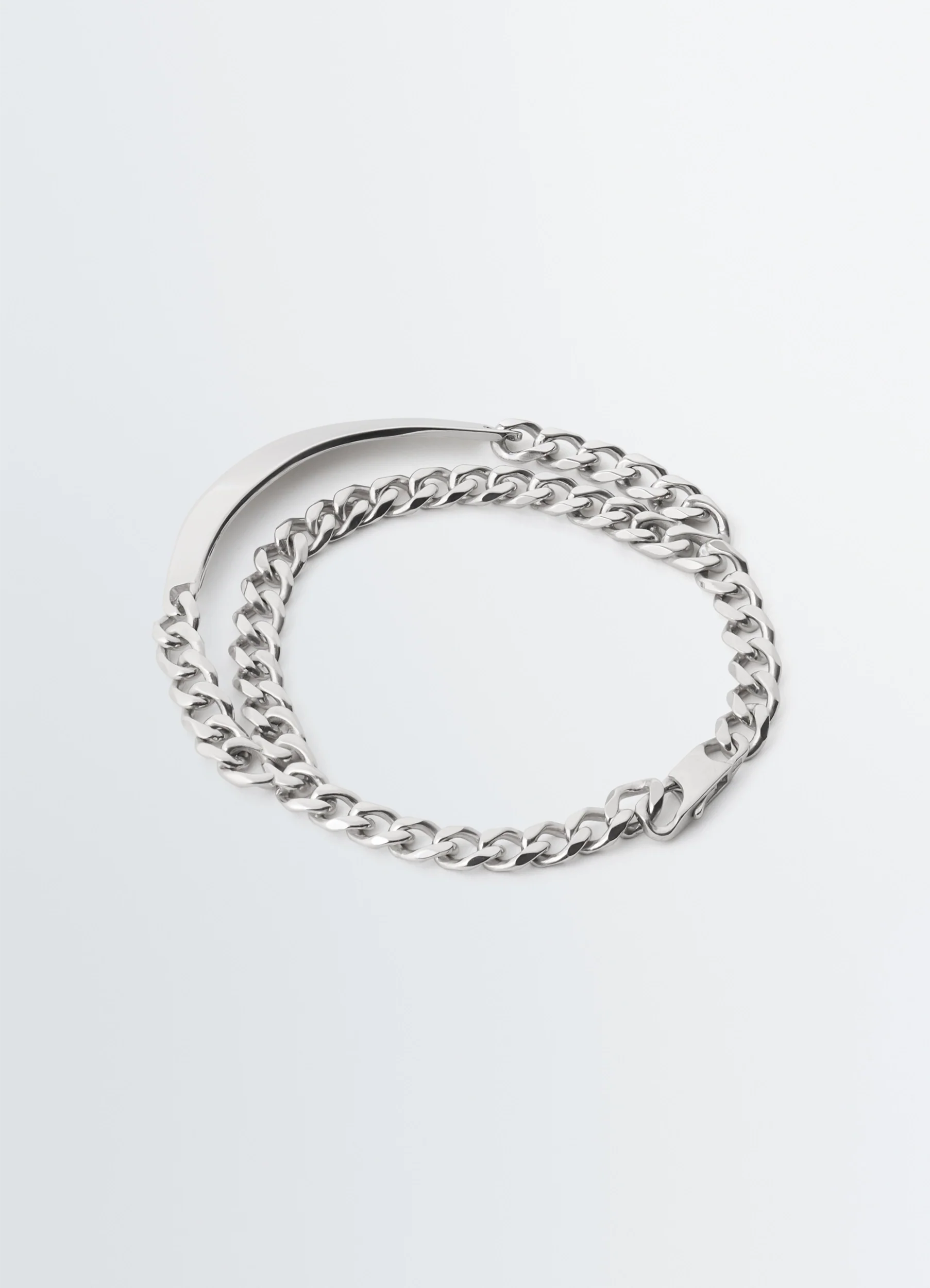 ID BRACELET M IN SILVER - Image 4