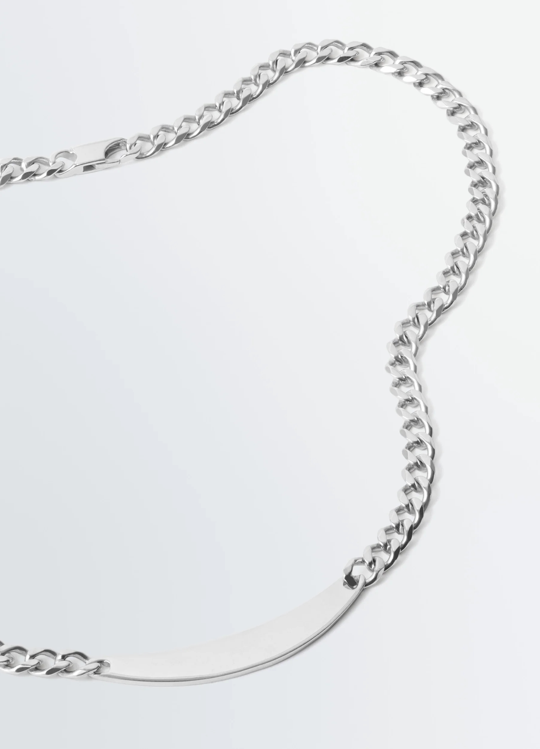 ID NECKLACE IN SILVER - Image 4