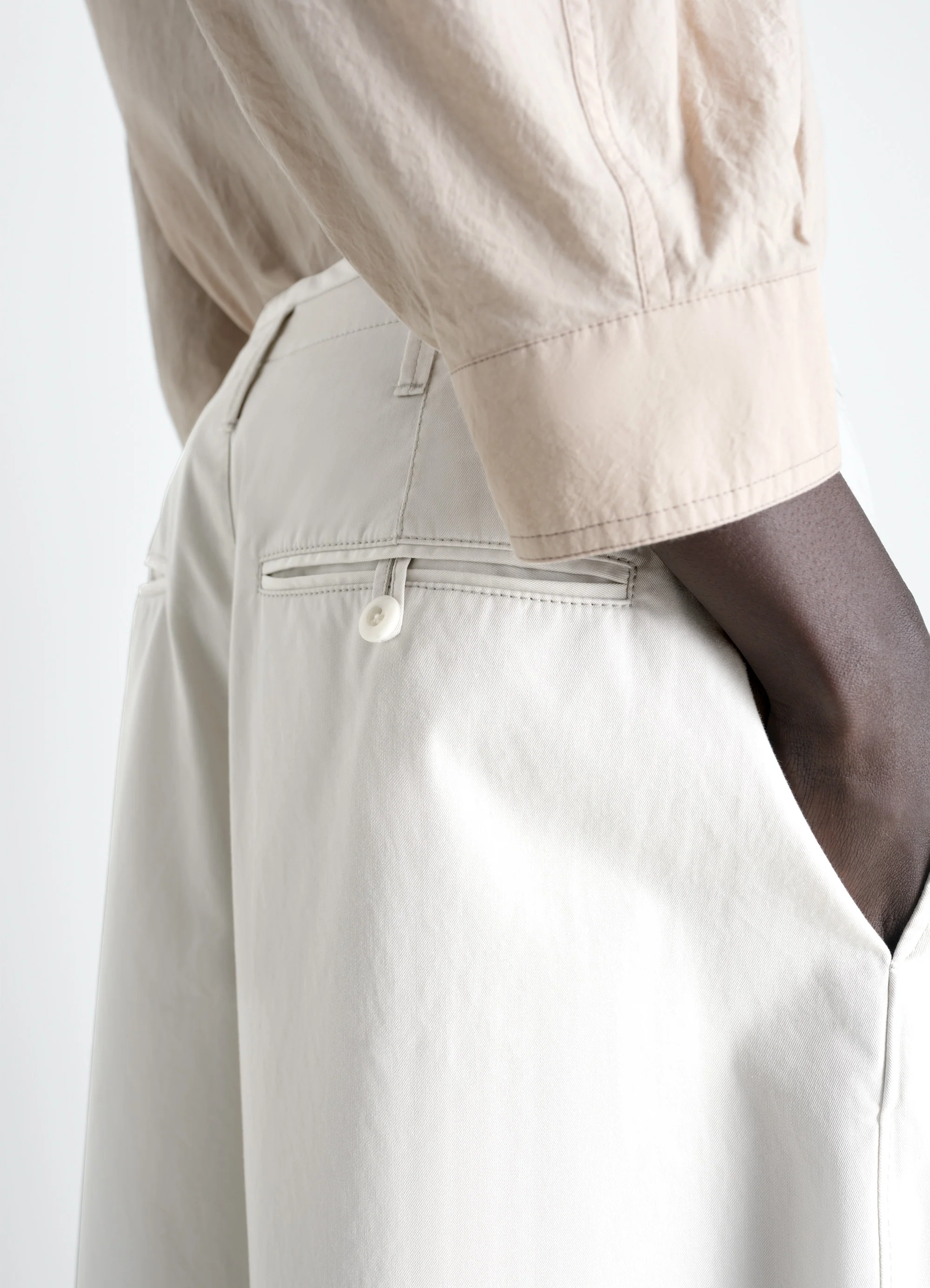LARGE CHINO IN COTTON TWILL - Image 3
