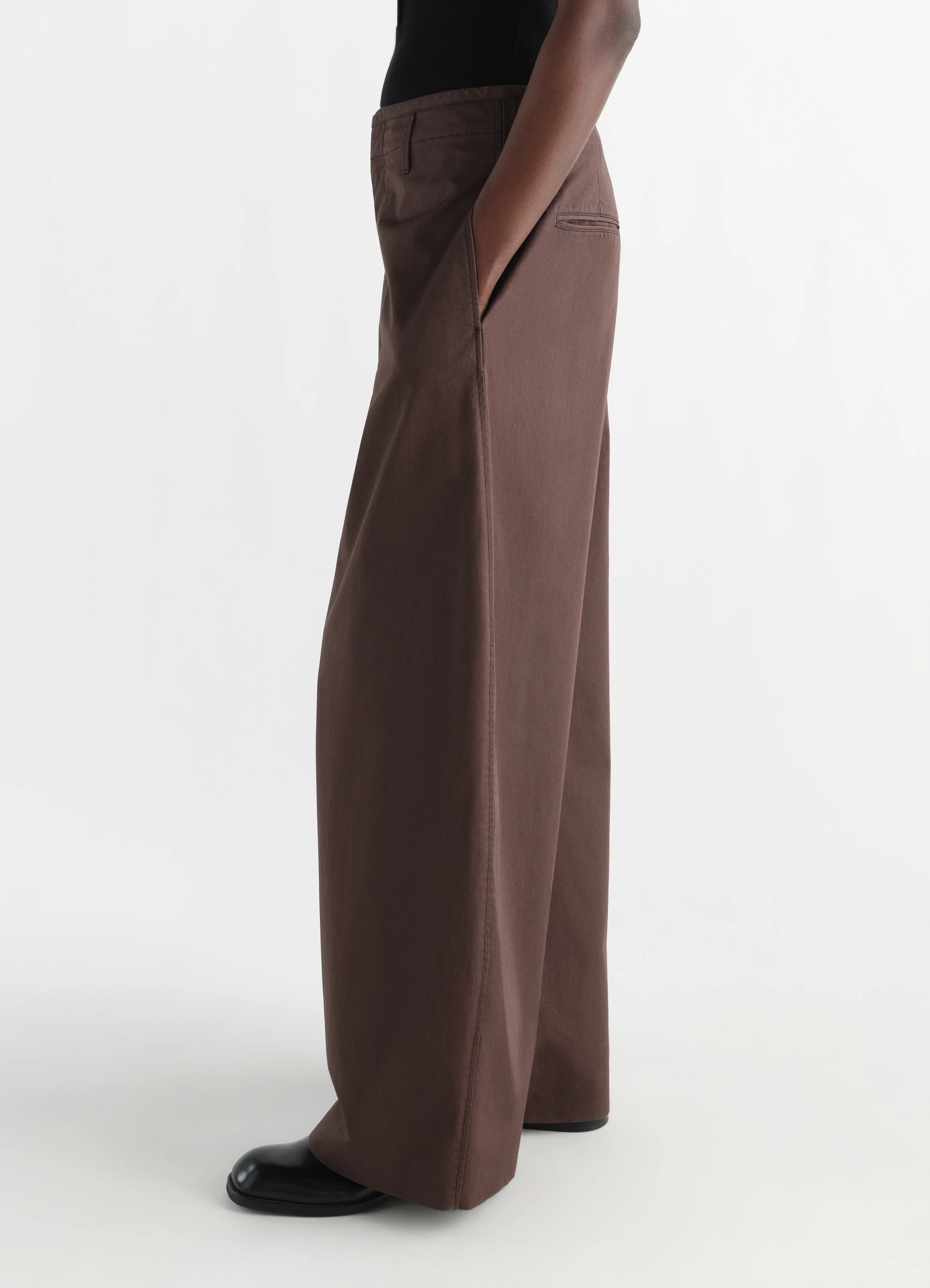 LARGE CHINO IN COTTON TWILL - Image 4