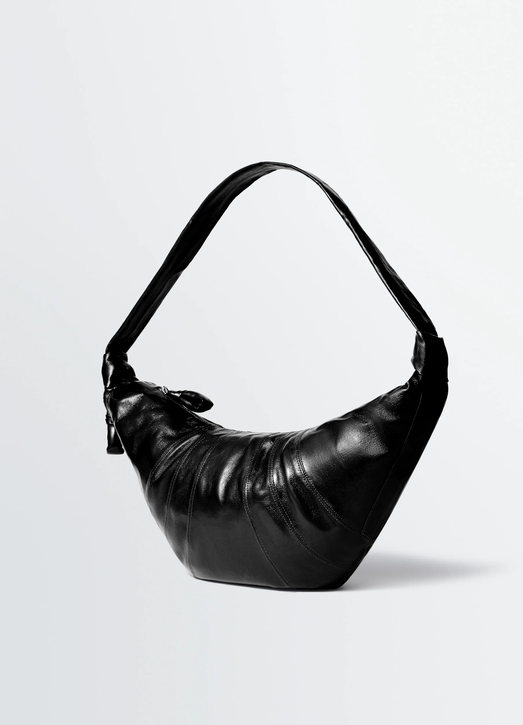 LARGE CROISSANT BAG IN COATED COTTON - Image 4