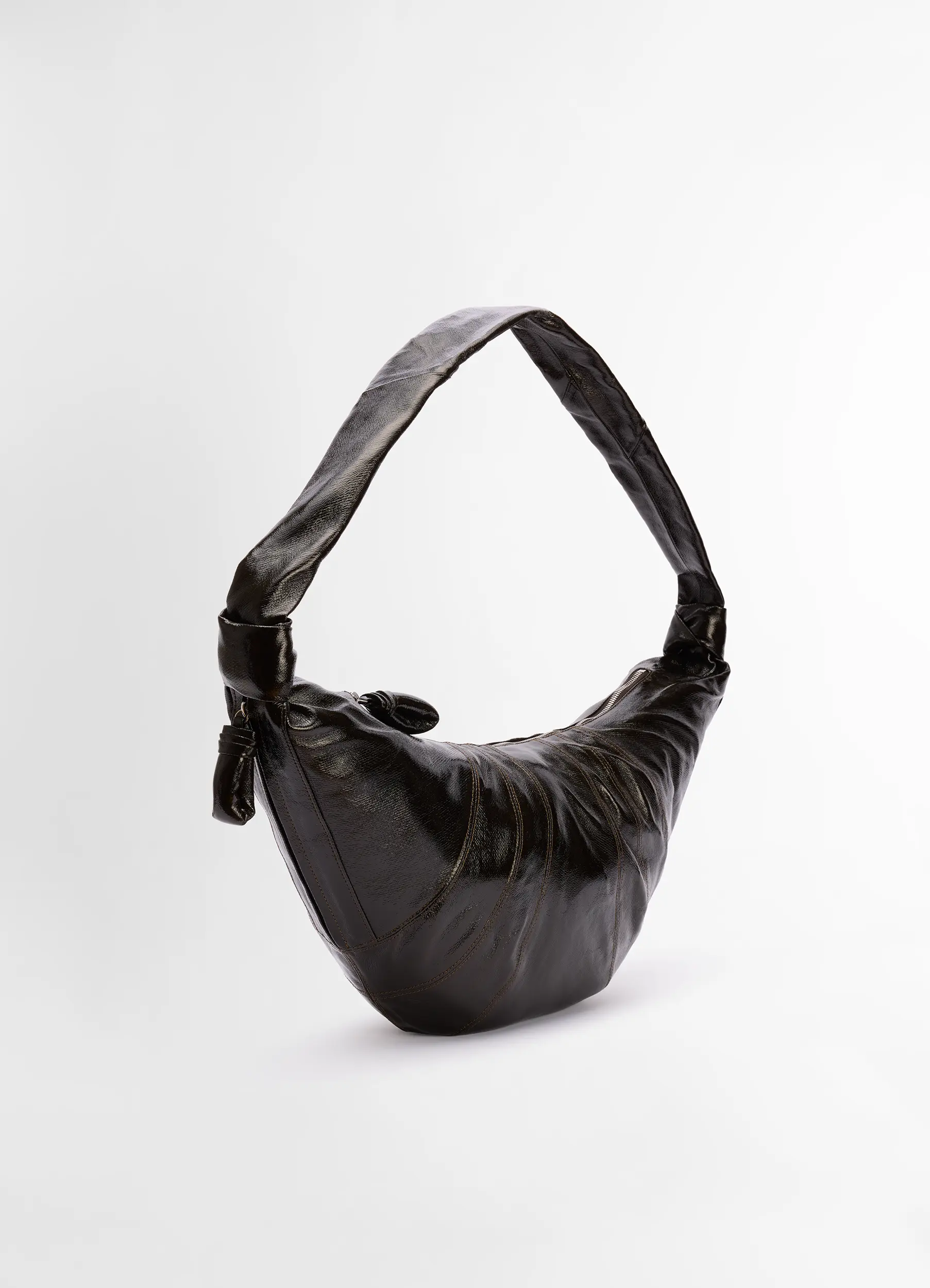 LARGE CROISSANT BAG IN COATED COTTON - Image 2